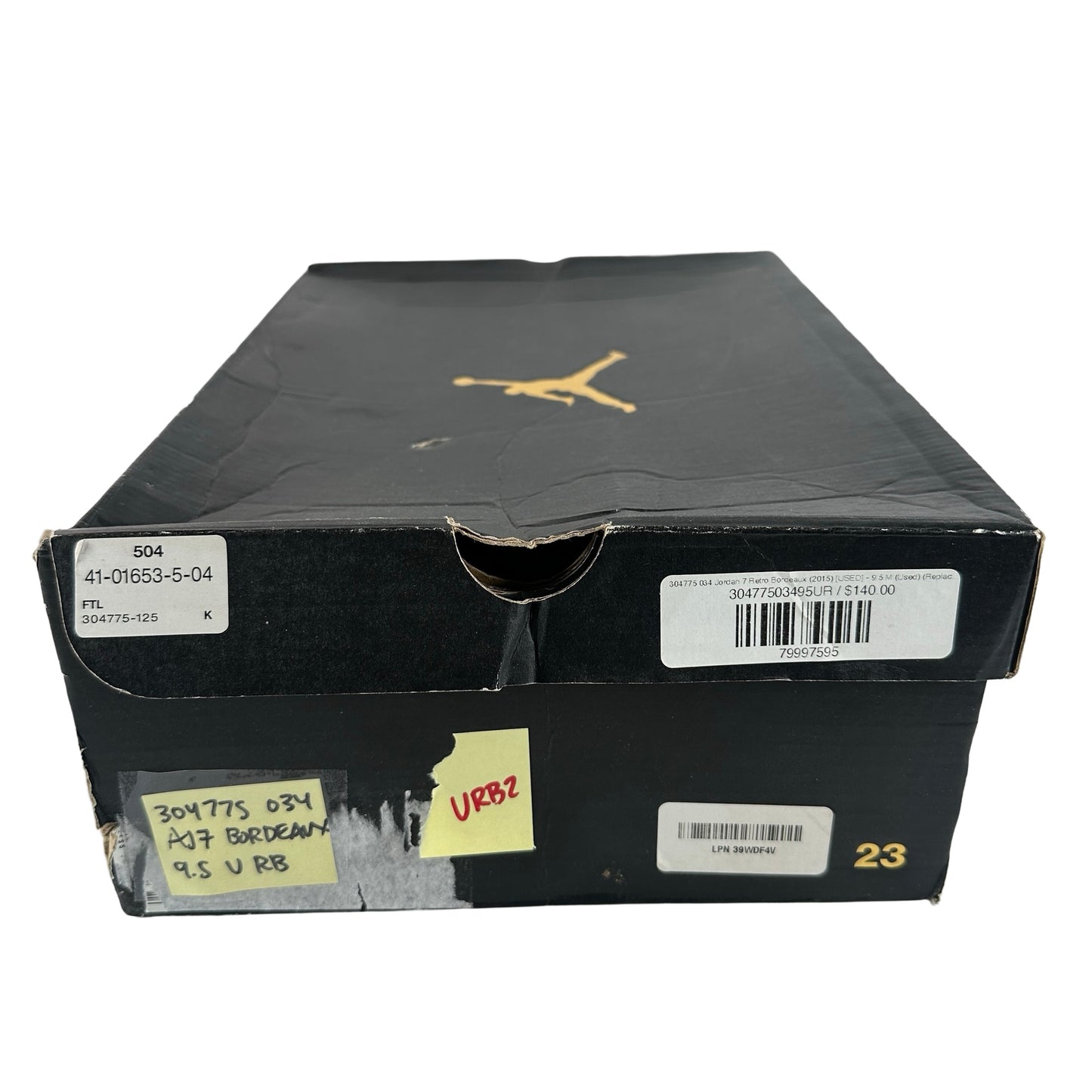 304775 034 Jordan 7 Retro Bordeaux (2015) [USED] - 9.5 M (Used) (Replace Box2)