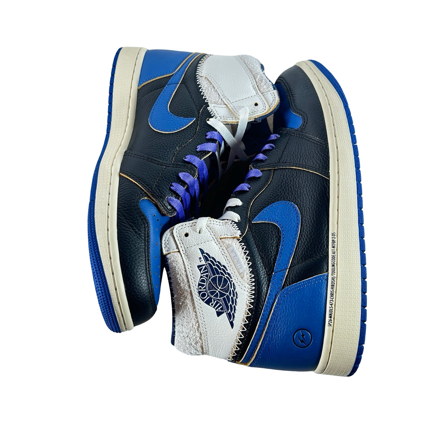 IO7847 001 Jordan 1 Retro High OG SP Fragment x Union LA Sport Royal [USED] - 10 M (Used)