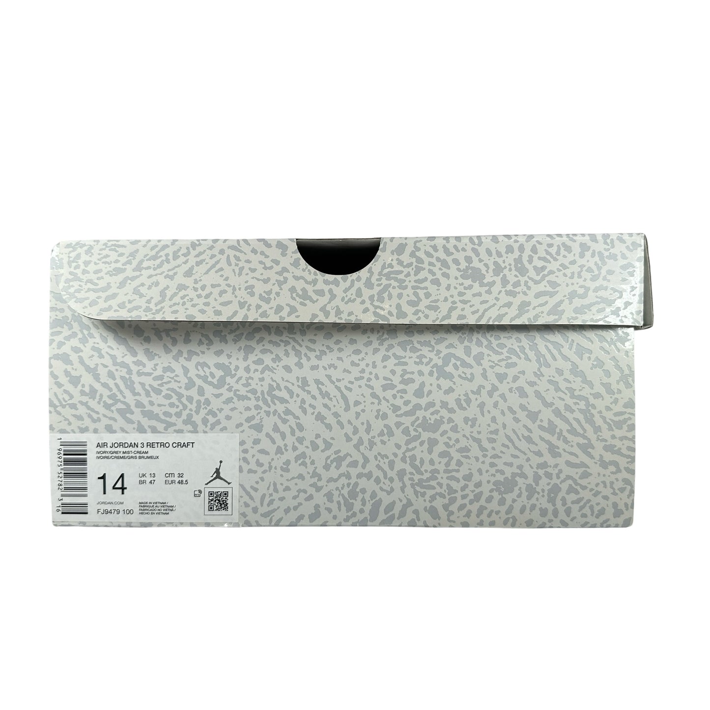 FJ9479 100 Jordan 3 Retro Craft Ivory [USED] - 14 M (Used)