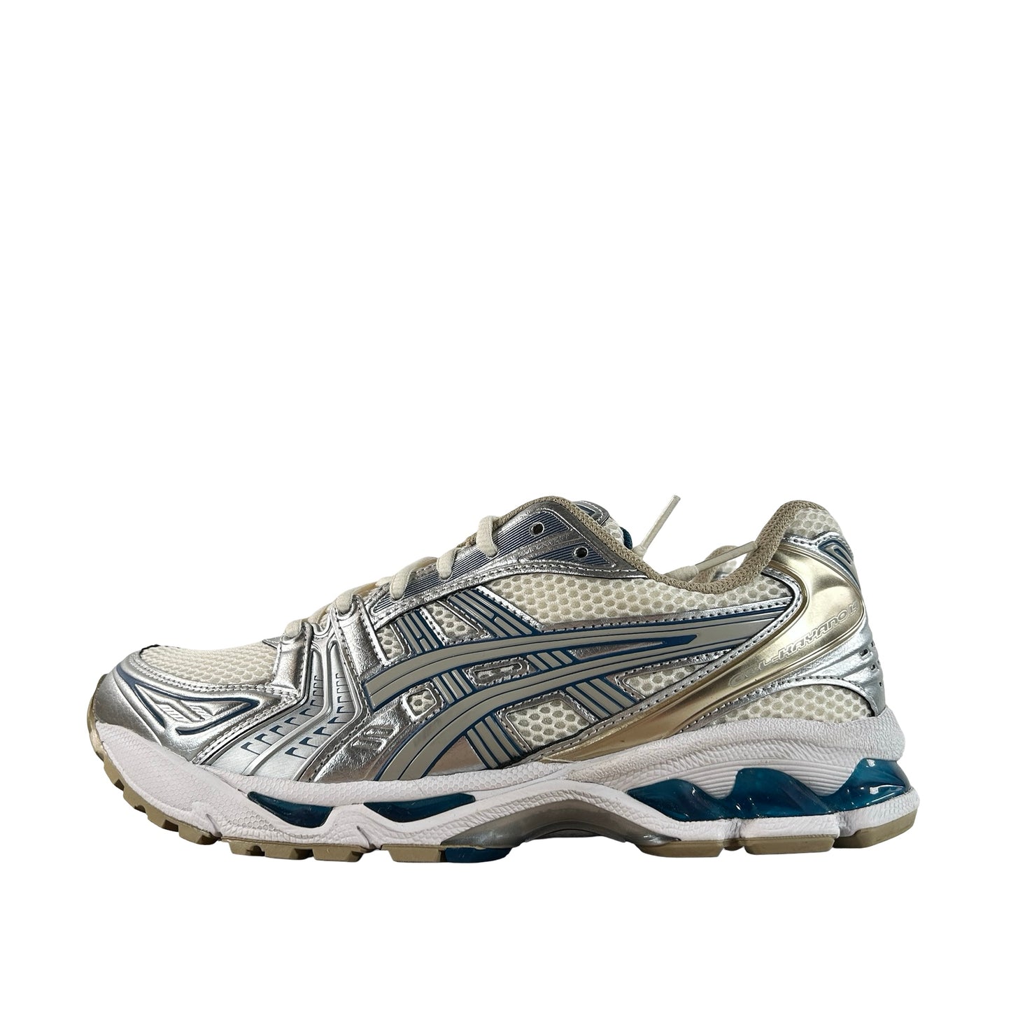1201A019 105 ASICS Gel-Kayano 14 Cream Pure Silver Champagne [USED] - 8 M (Used2)