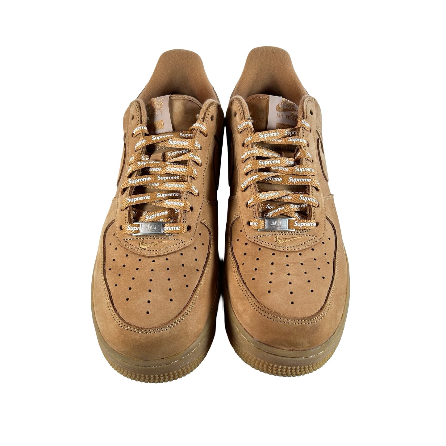 DN1555 200 Nike Air Force 1 Low SP Supreme Wheat [USED] - 11.5 M (Used)