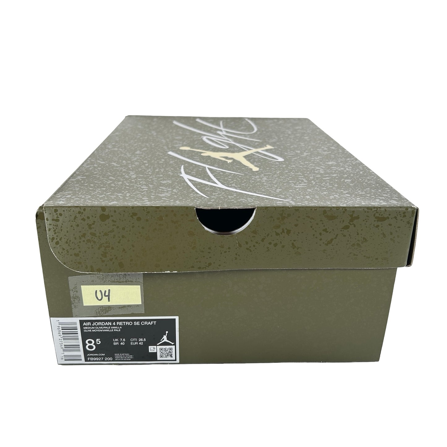 FB9927 200 Air Jordan 4 Craft Medium Olive [USED] - 8.5 M (Used4)