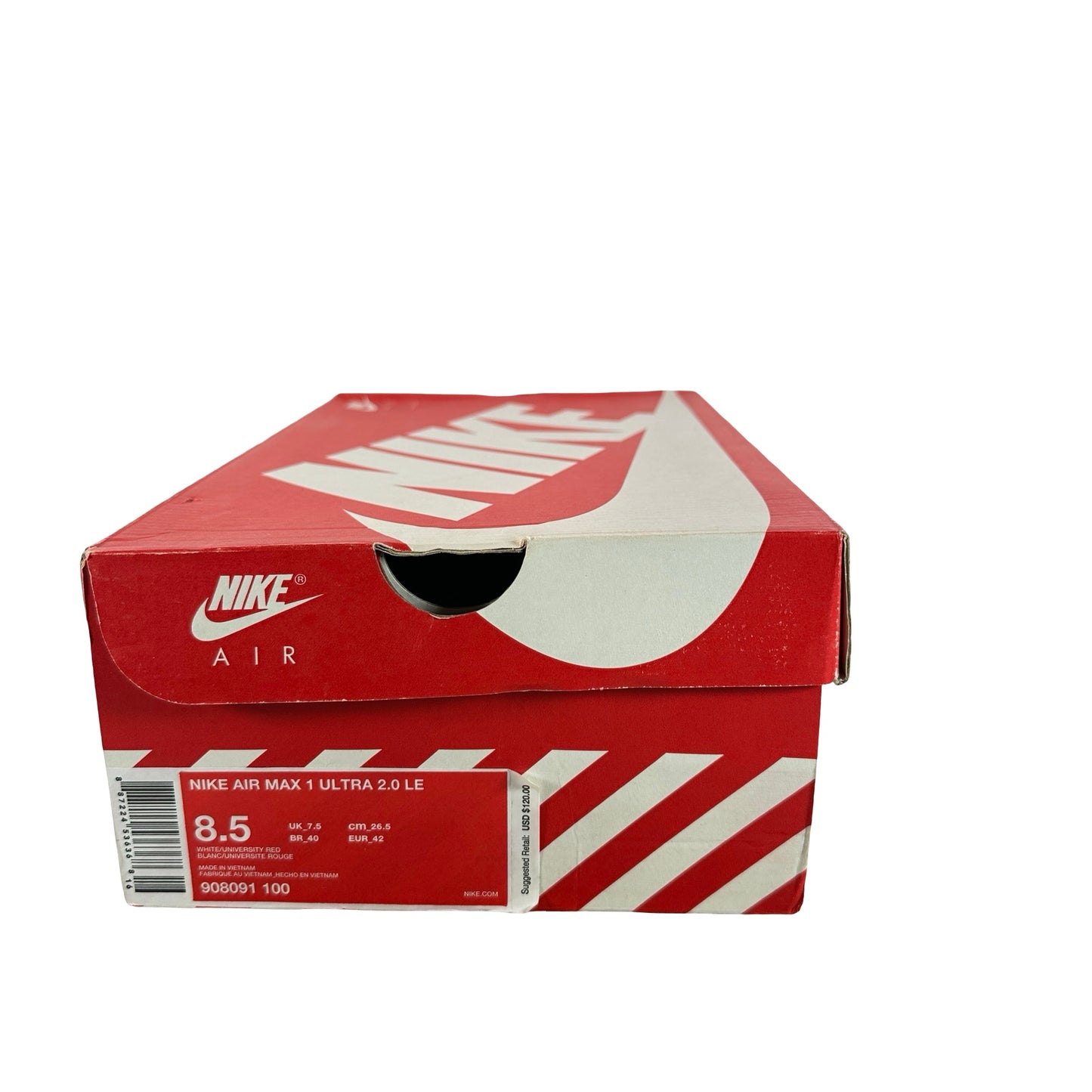 908091 100 Nike Air Max 1 Ultra Air Max Day Red (2017) [USED] - 8.5 M (Used)