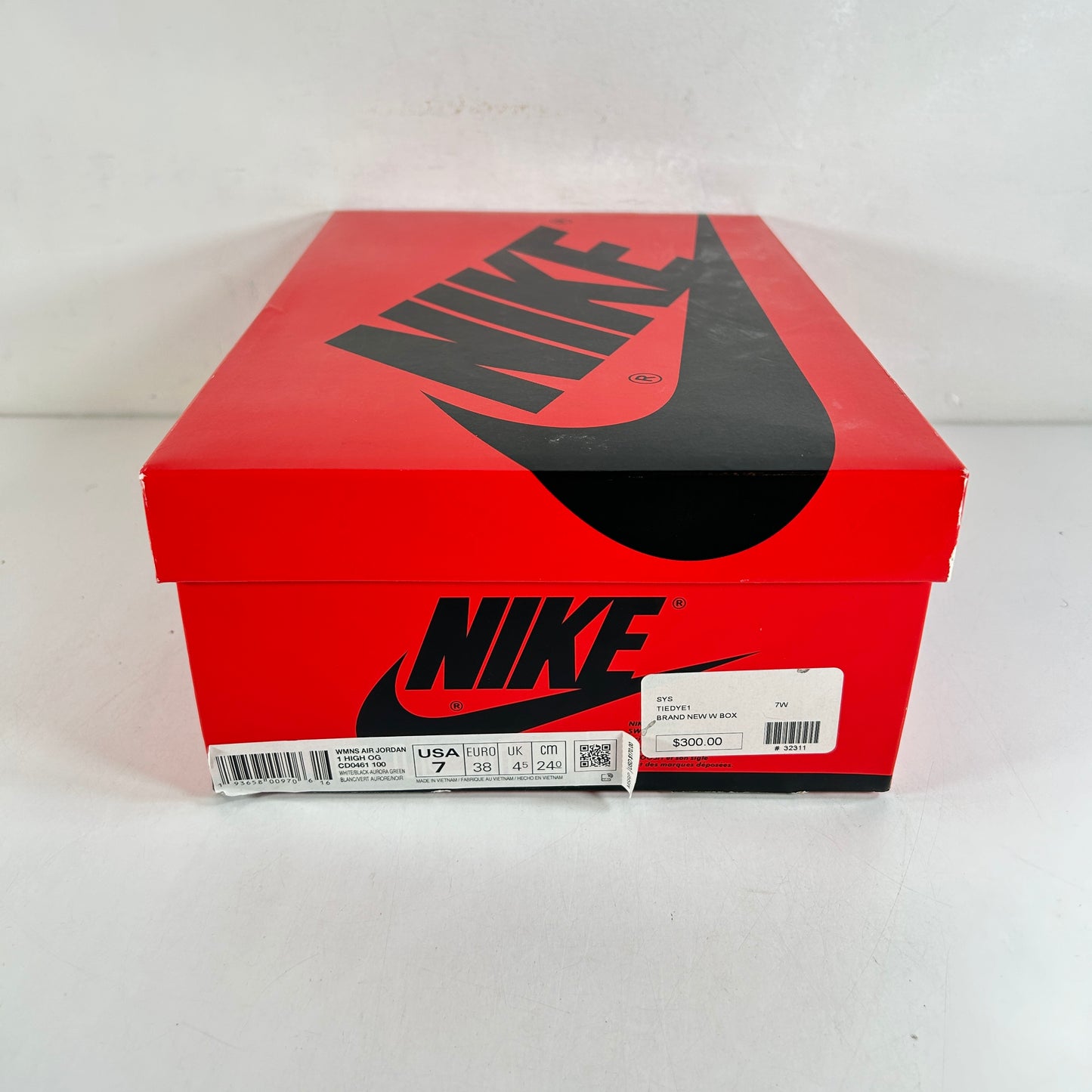 CD0461 100 Jordan 1 Retro High Tie Dye (Women's) [USED] - 7 W (Used)