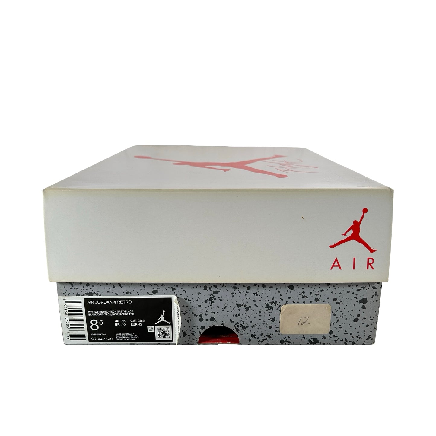 CT8527 100 Jordan 4 Retro White Oreo [USED] - 8.5 M (Used)