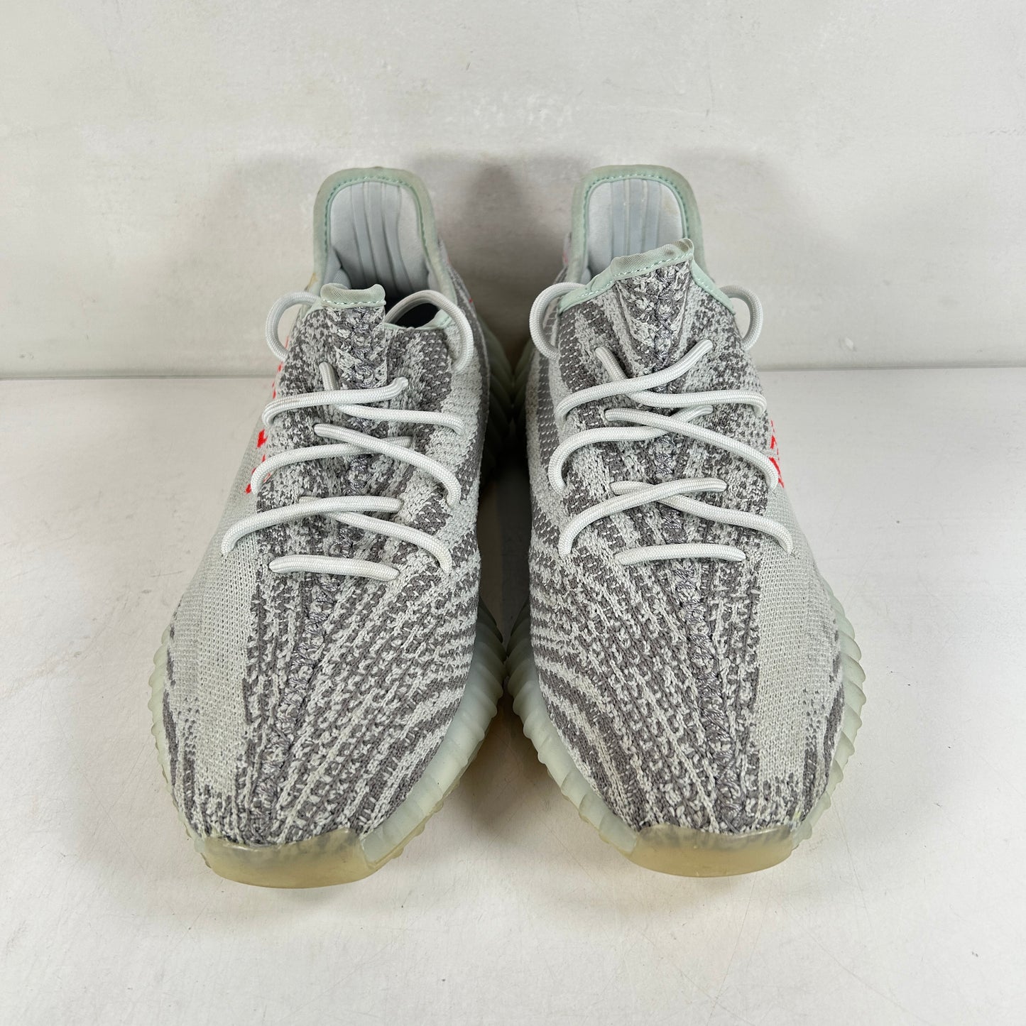 B37571 adidas Yeezy Boost 350 V2 Blue Tint (2017/2023) [USED] - 10.5 M (Used2)