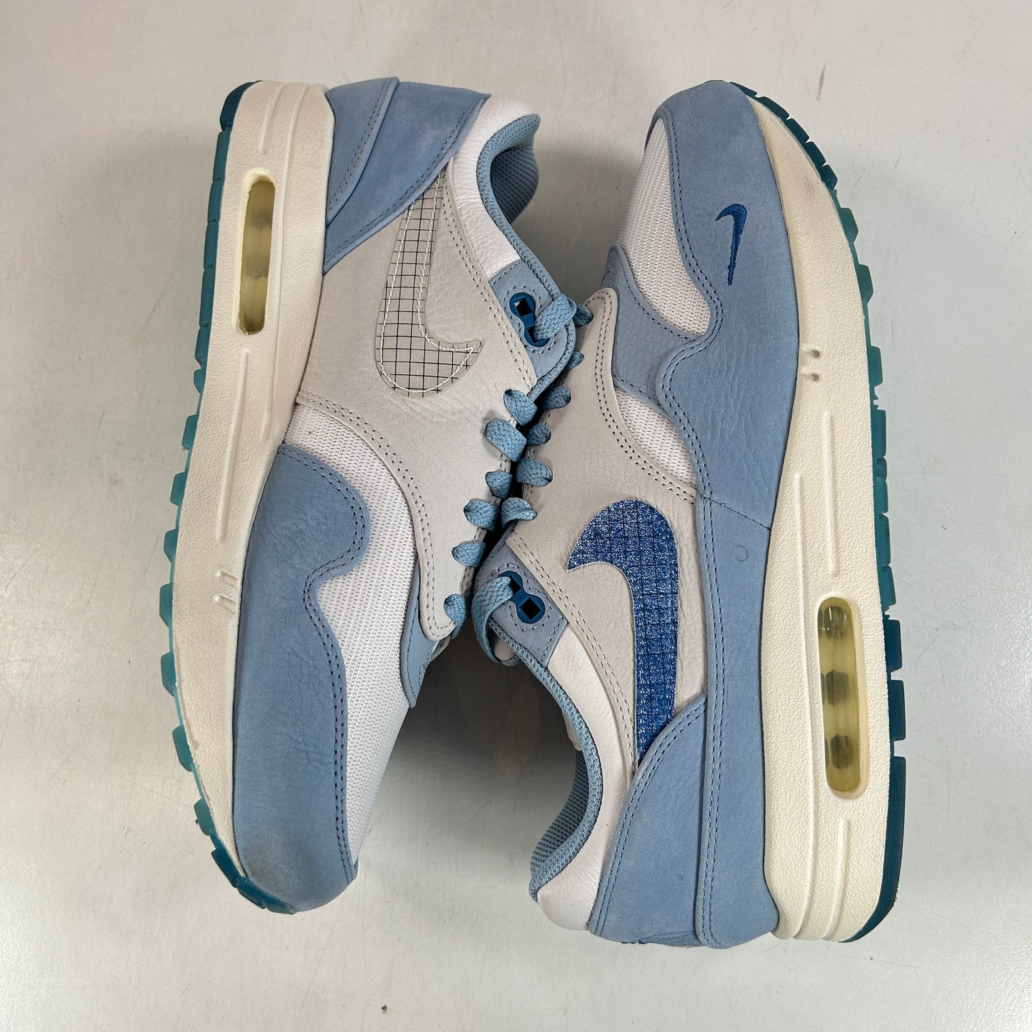 DR0448 100 Nike Air Max 1 Premium Blueprint [USED] - 10.5 M (Used) (No Box)