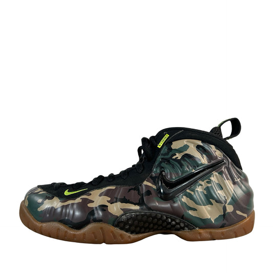 587547 300 Nike Air Foamposite Pro Army Camo [USED] - 7.5 M (Used) (Replace Box)