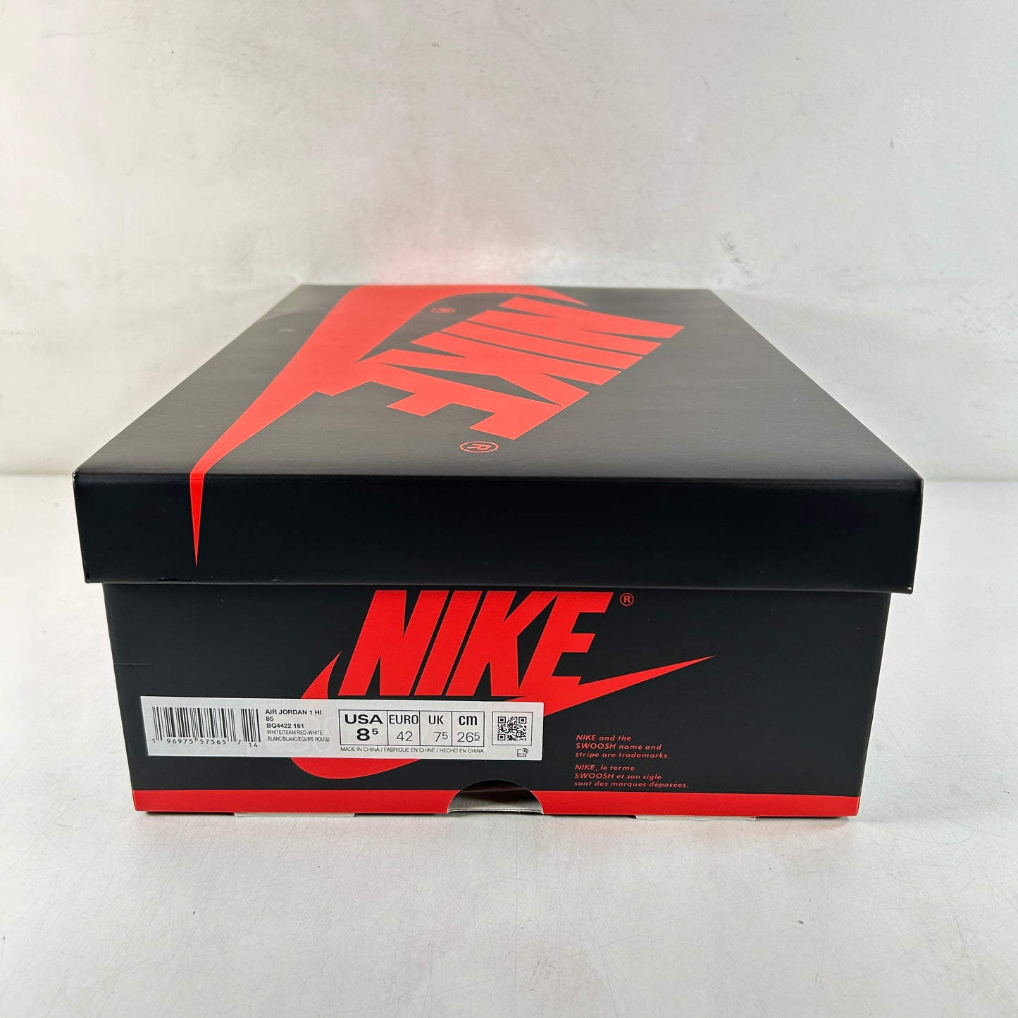 BQ4422 161 Jordan 1 Retro High 85 OG Metallic Burgundy [USED] - 8.5 M (Used)