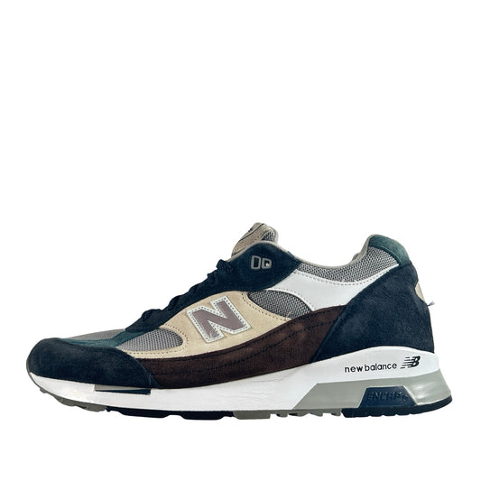 M9915SP New Balance 991.5 Made in England Beige Brown Navy [USED] - 10.5 M (Used) (No Box)