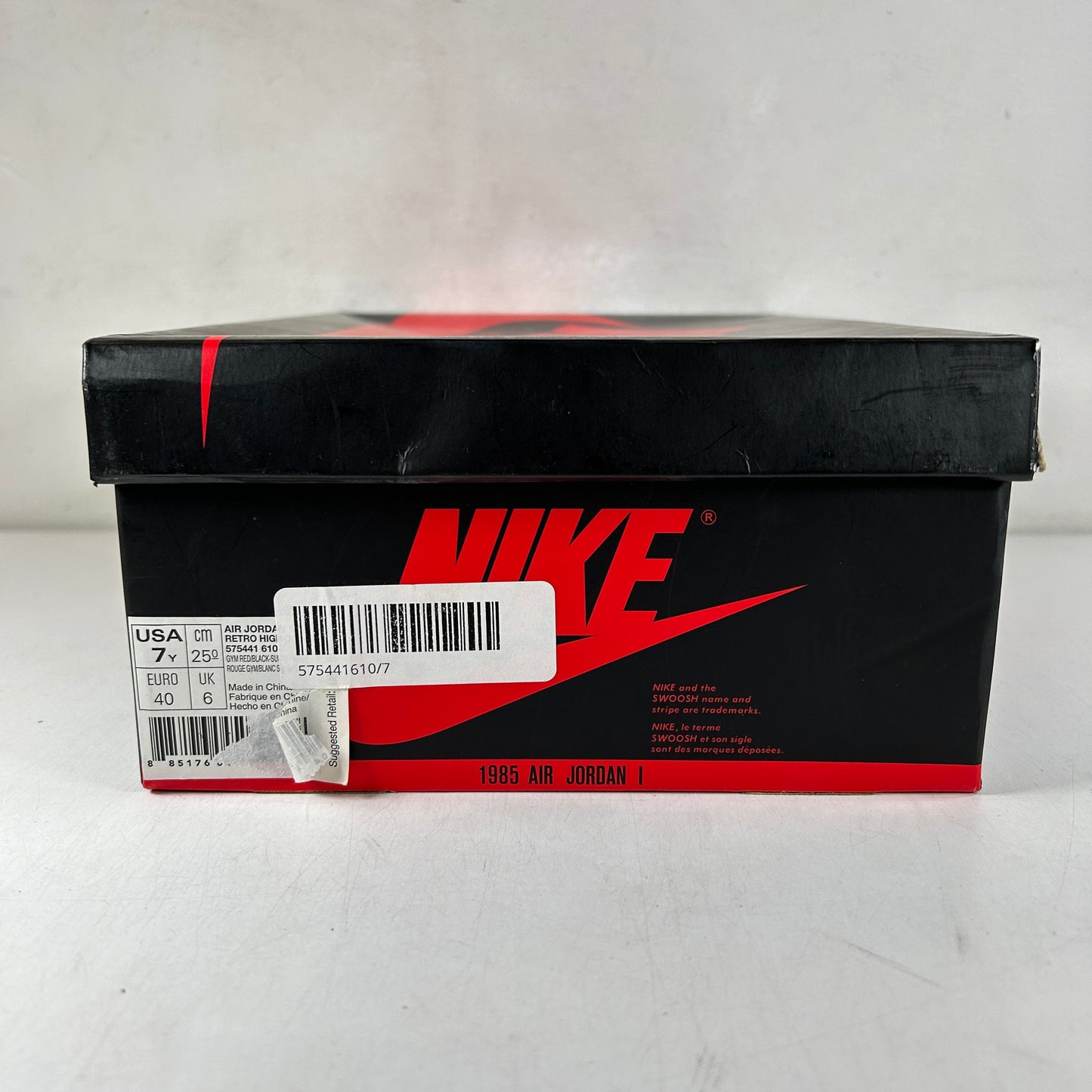 575441 610 Jordan 1 Retro High Bred Toe (GS) [USED] - 7 Y (Used2)