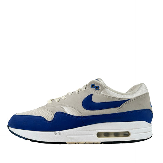 908375 102 Nike Air Max 1 Anniversary Royal (2017 Restock) [USED] - 13 M (Used)
