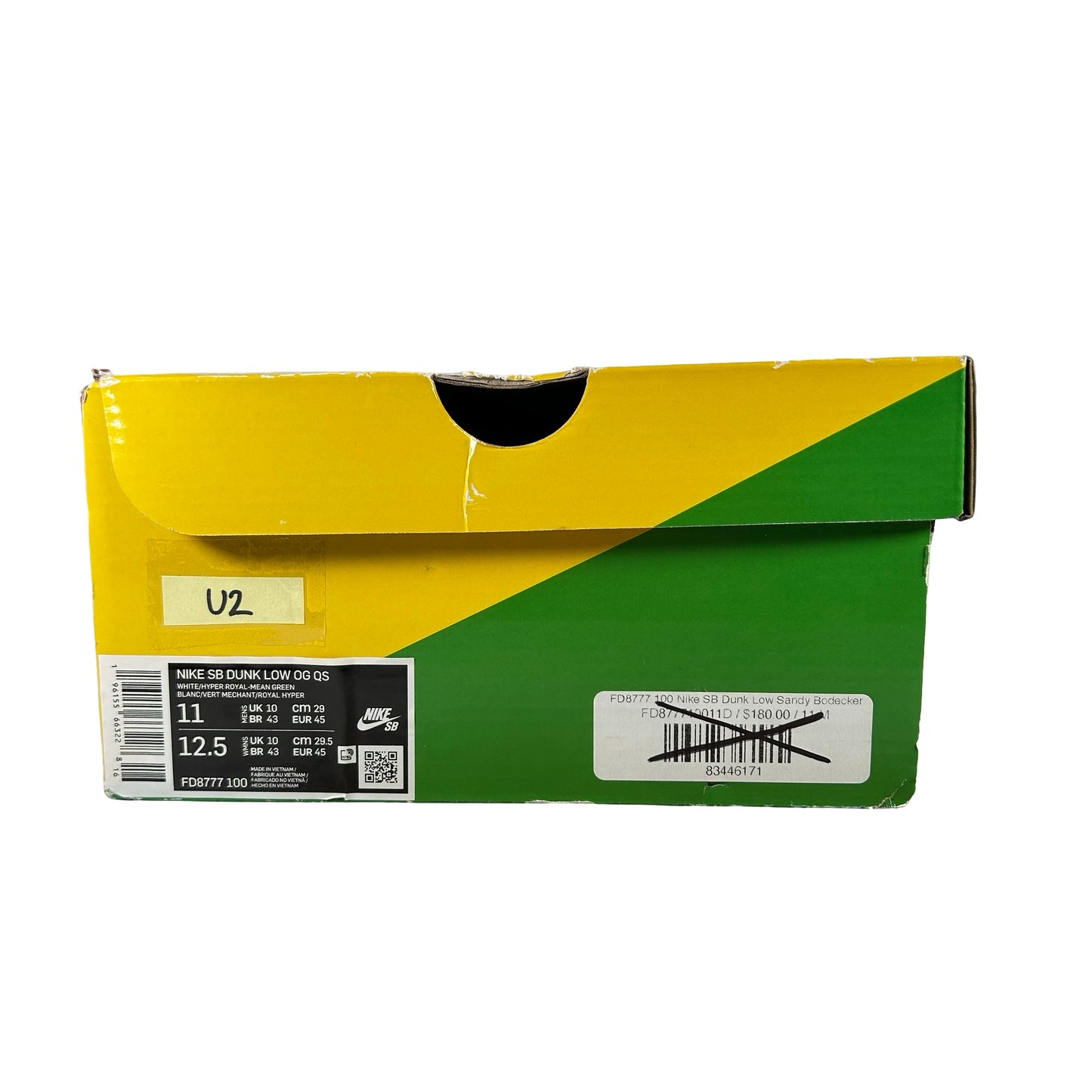FD8777 100 Nike SB Dunk Low Sandy Bodecker [USED] - 11 M (Used2)
