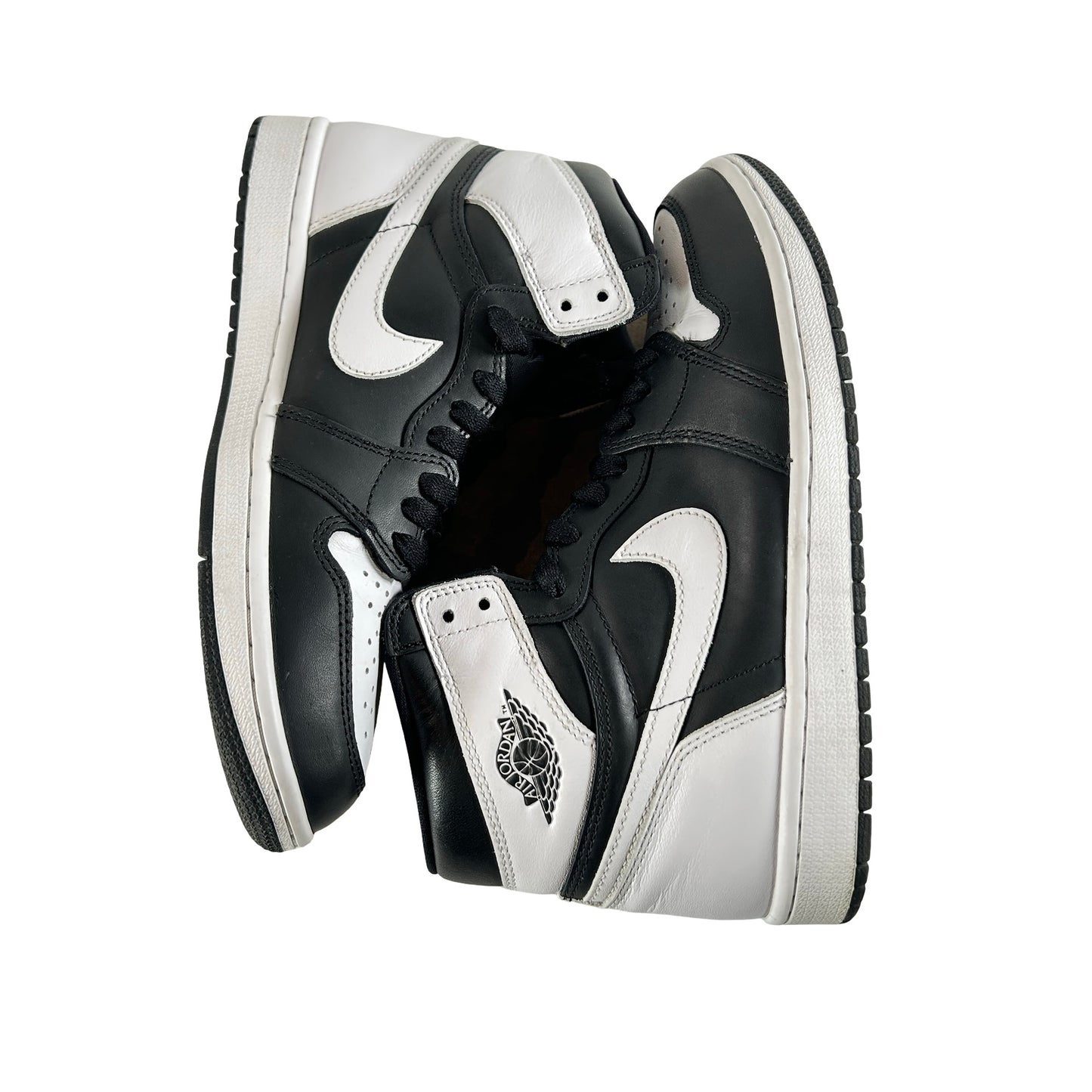 DZ5485 010 Jordan 1 Retro High OG Black White [USED] - 8 M (Used) (No Box)