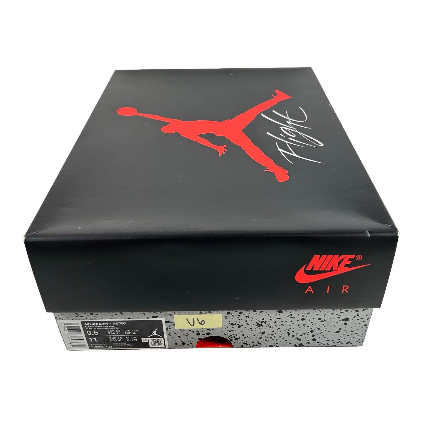 FV5029 100 Jordan 4 Retro White Cement (2025) [USED] - 9.5 M (Used6)