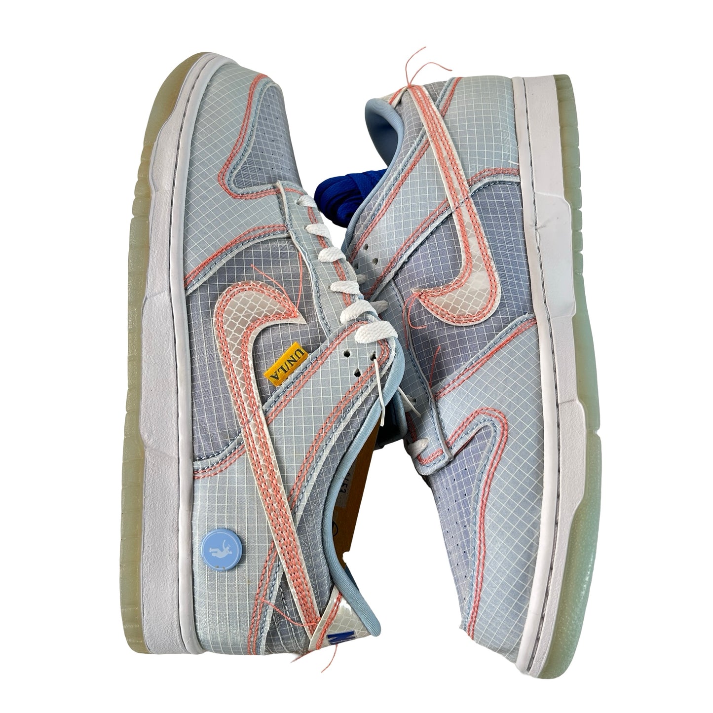 DJ9649 400 Nike Dunk Low Union Passport Pack Argon - 10.5 M (Yellowing2)