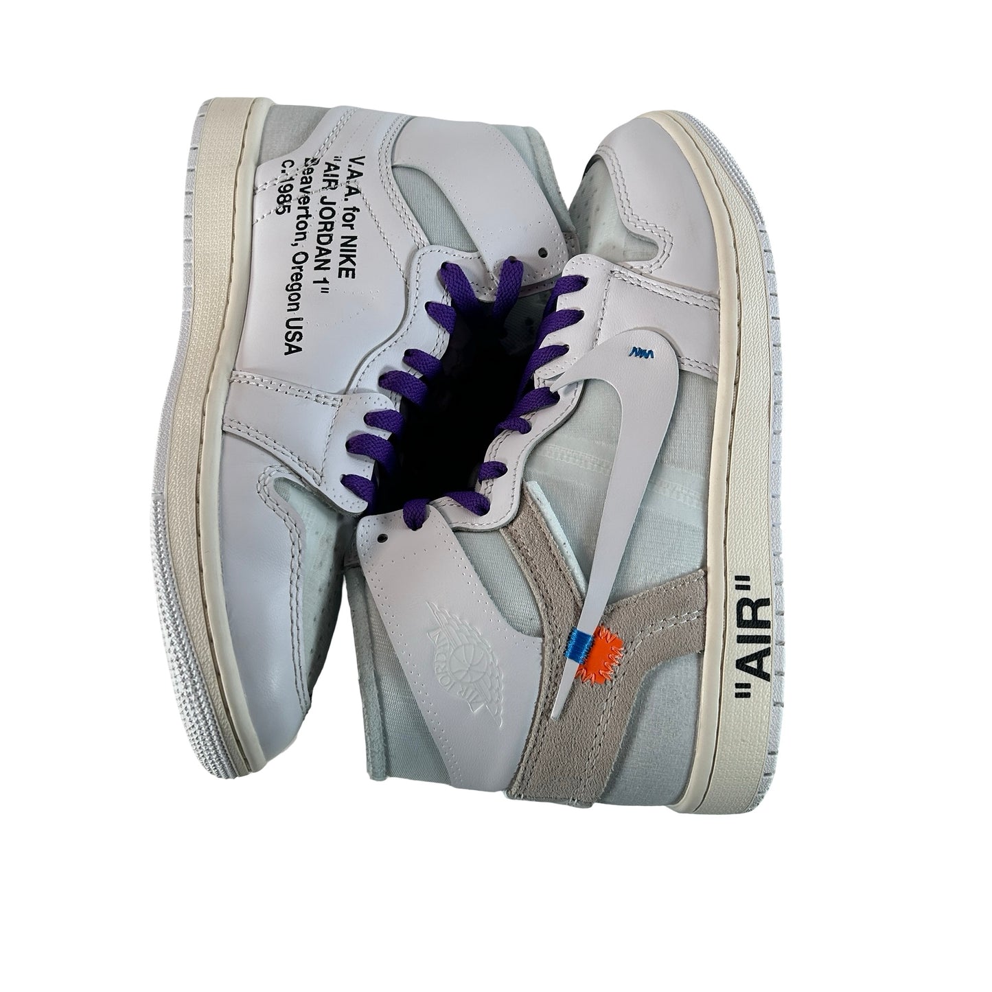 AA3834 100 Jordan 1 Retro High Virgil Abloh Archive Alaska [USED] - 8 M (Used)