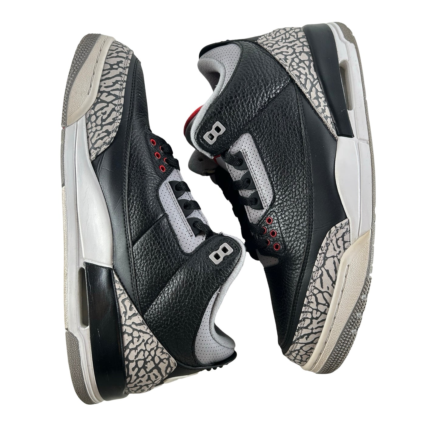 854262 001 Jordan 3 Black Cement 2018 [USED] - 11.5 M (Used8)