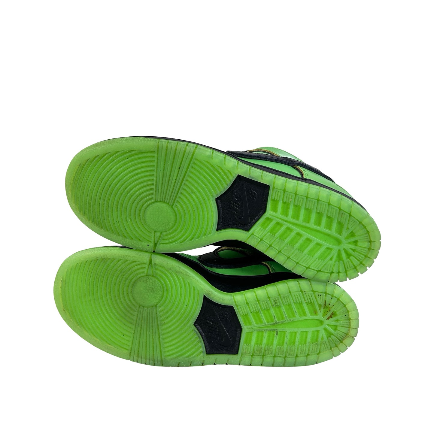 FZ8319 300 Nike SB Dunk Low The Powerpuff Girls Buttercup [USED] - 6 M (Used) (No Box)