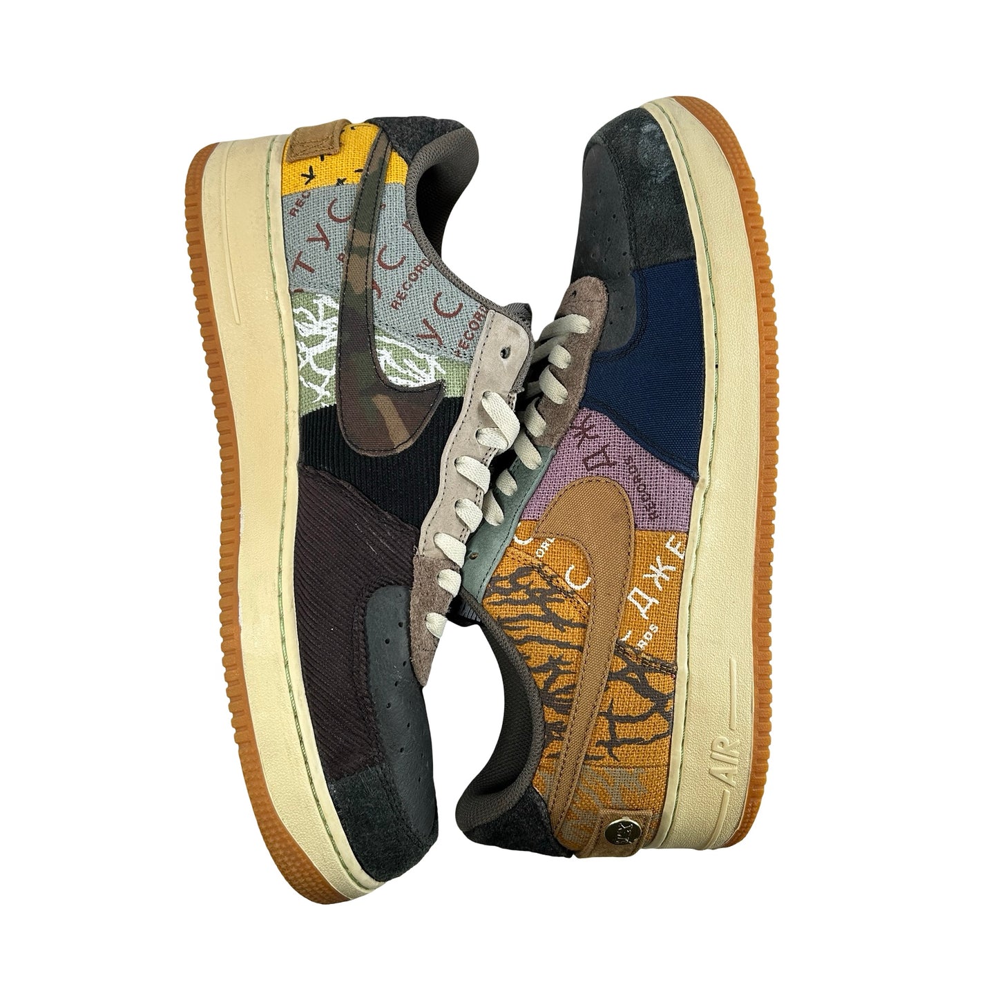 CN2405 900 AF1 Gato bajo Travis Scott Cactus