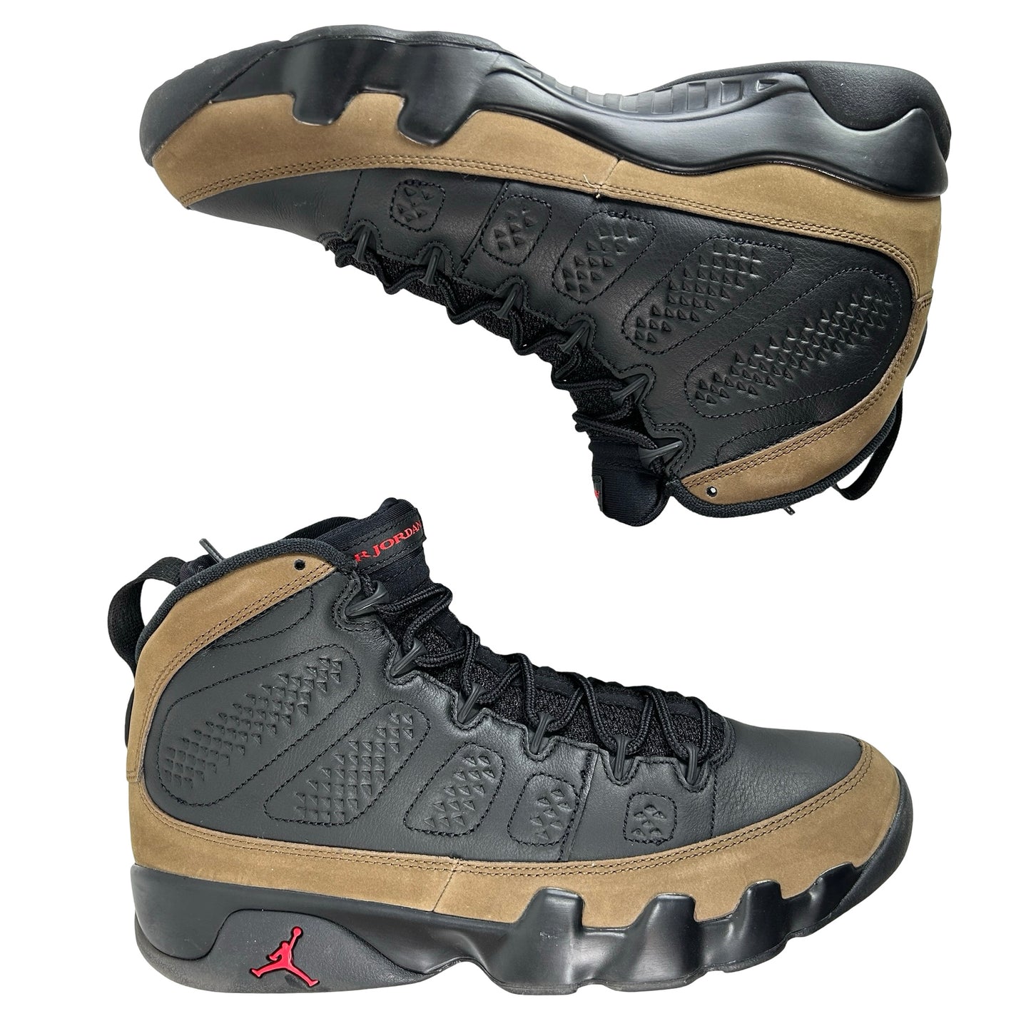 HV4794 030 Air Jordan 9 Retro Olive (2024) [USED] - 10 M (Used)