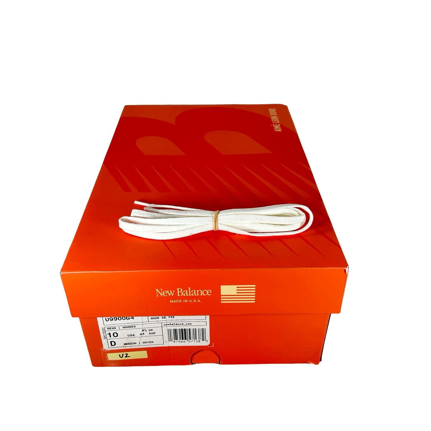 U9900G4 New Balance 990v4 MiUSA Aime Leon Dore Red Clay [USED] - 10 M (Used2)