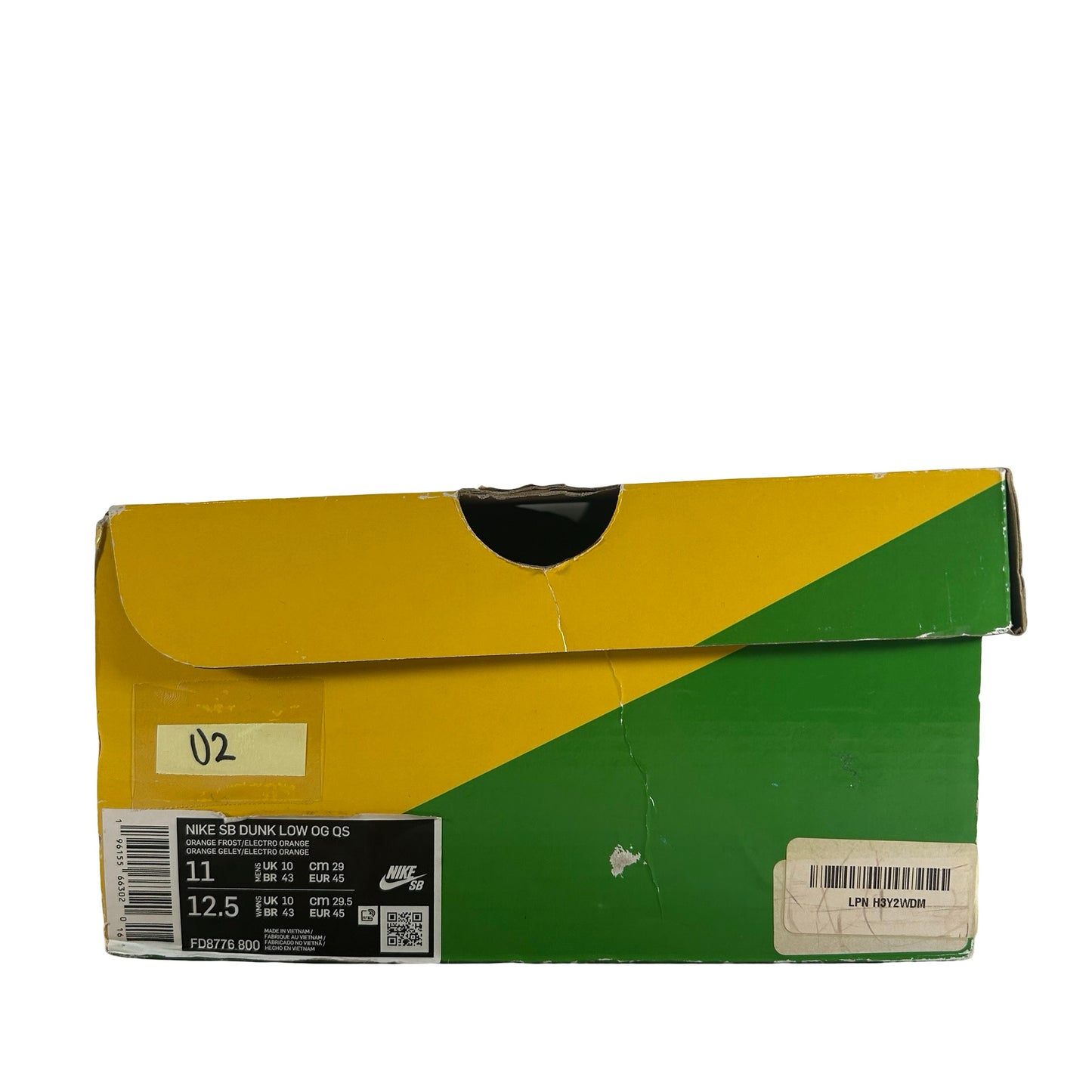 FD8776 800 Nike SB Dunk Low Concepts Orange Lobster [USED] - 11 M (Used2)