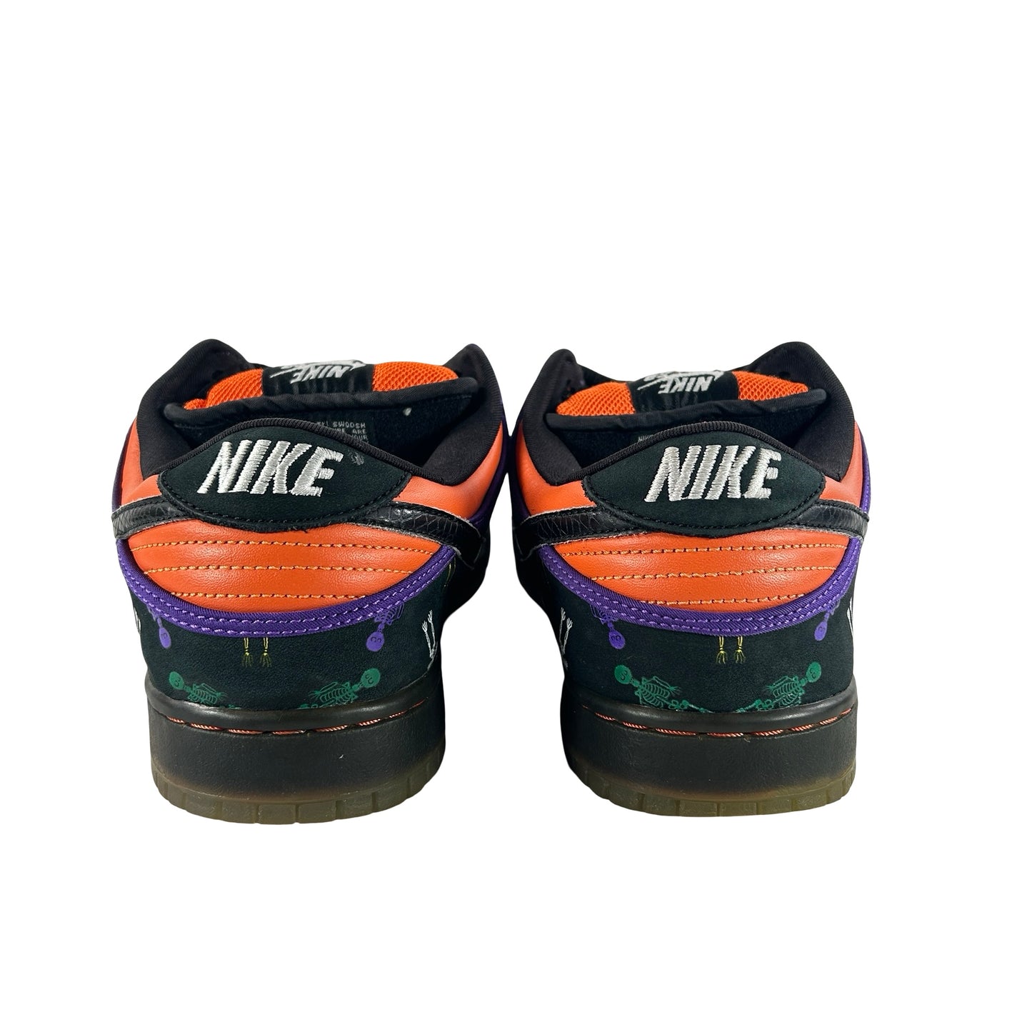 313170 801 Nike SB Dunk Low Day of the Dead [USED] - 10.5 M (Used) (No Box) (Replacement Left Insole)