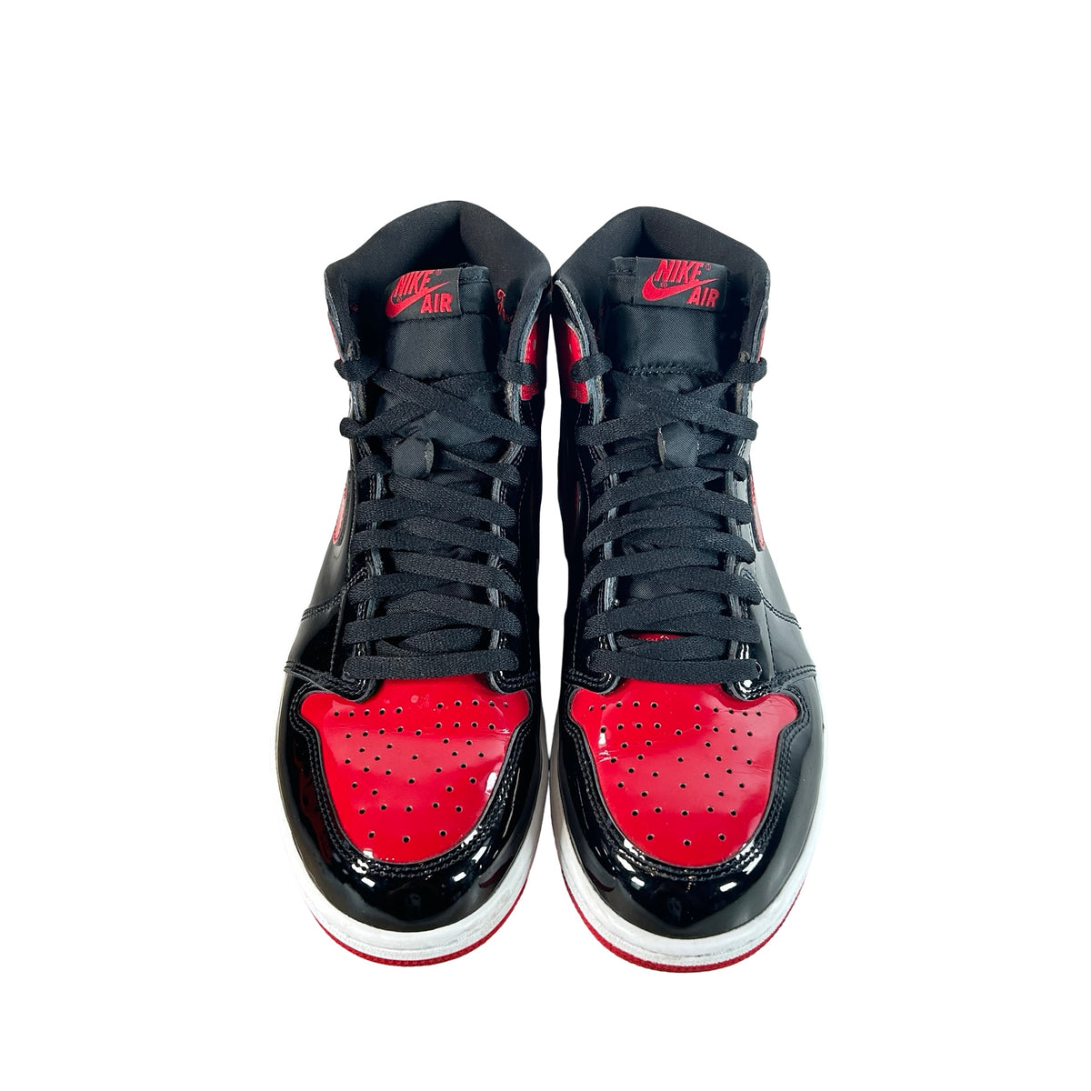555088 063 Jordan 1 Retro High OG Patent Bred [USED] - 10 M (Used8)