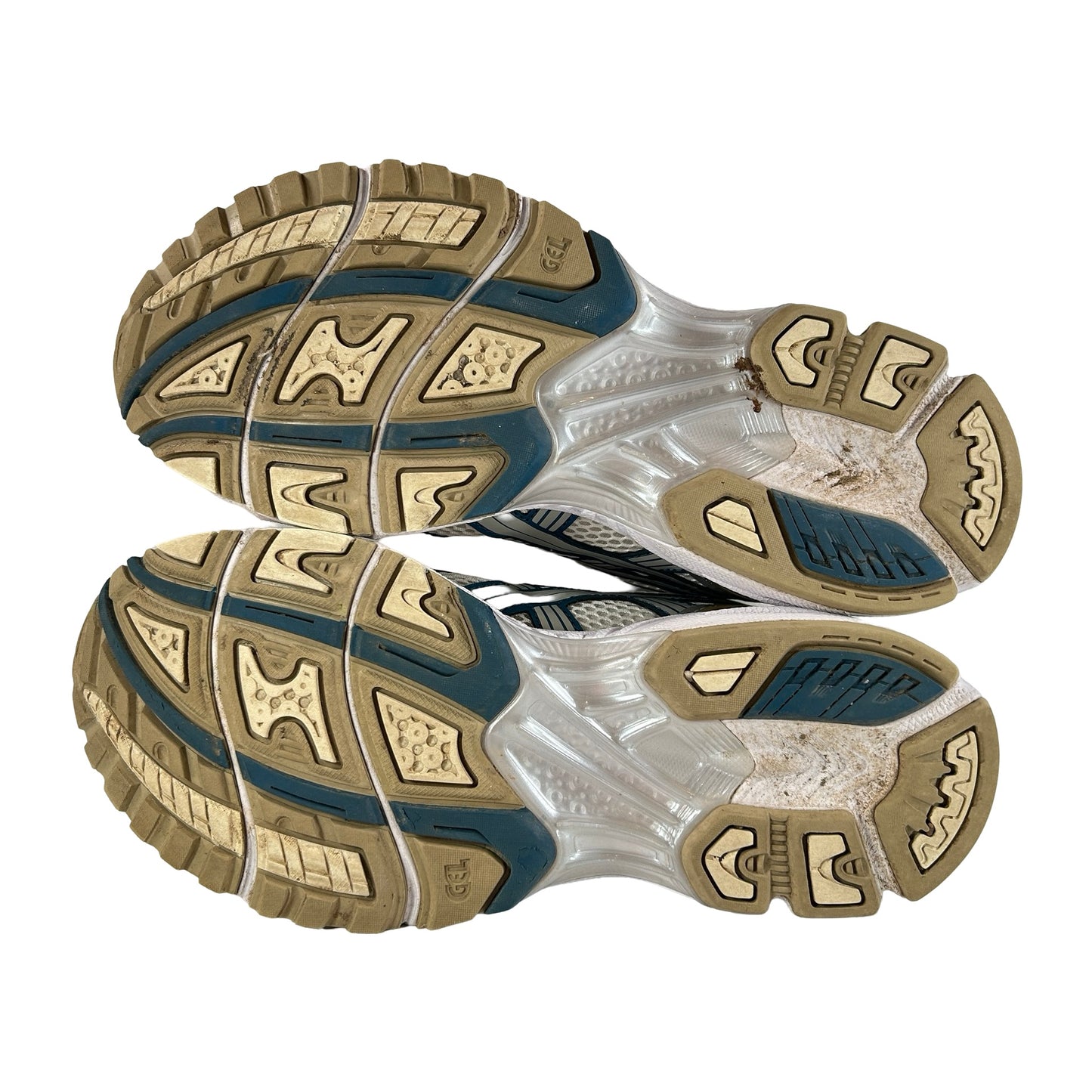 1201A019 105 ASICS Gel-Kayano 14 Cream Pure Silver Champagne [USED] - 8 M (Used)