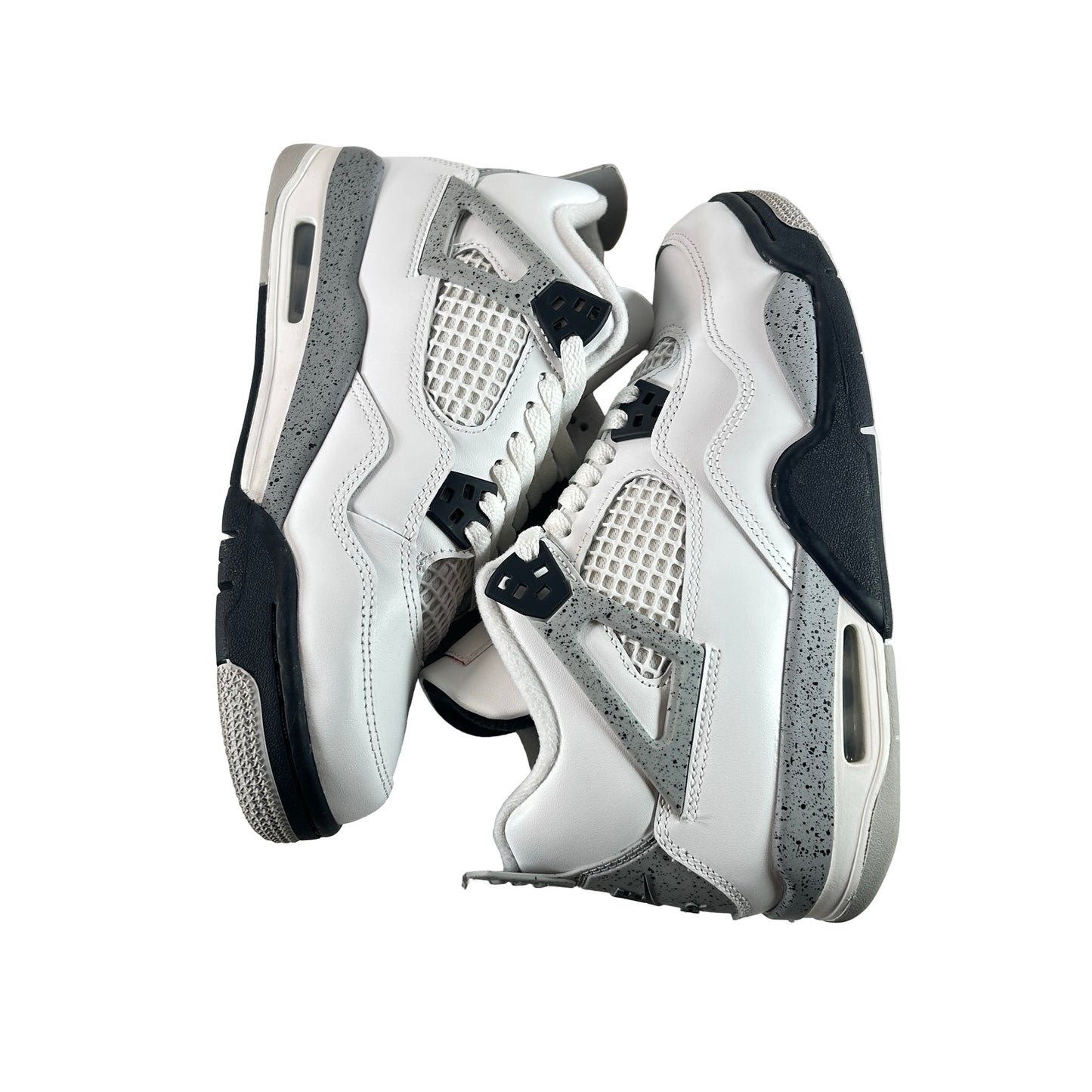 IB4171 100 Jordan 4 Retro White Cement (2025) (GS) [USED] - 6.5 Y (Used3)