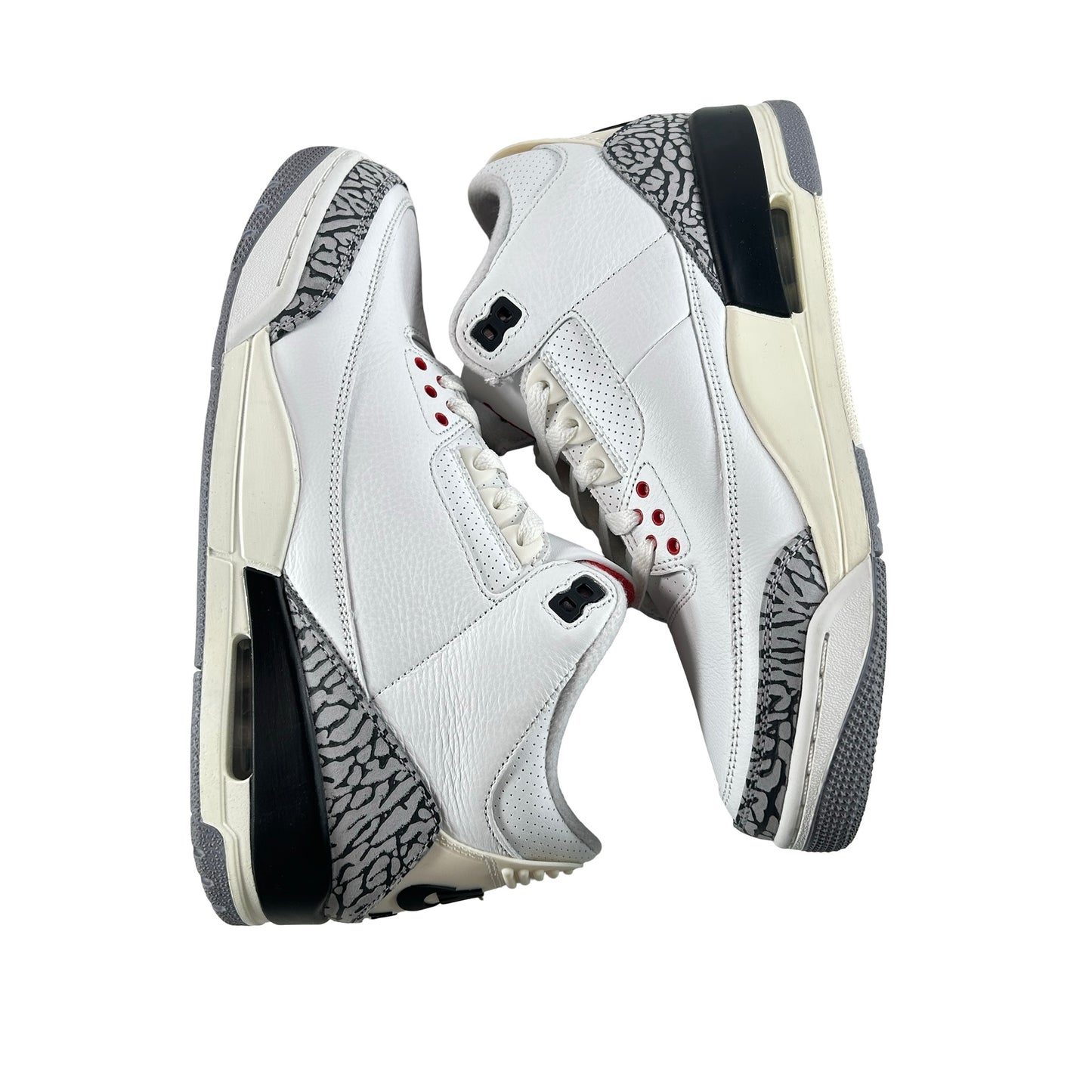 DN3707 100 Jordan 3 Retro White Cement Reimagined [USED] - 9 M (VNDS4)