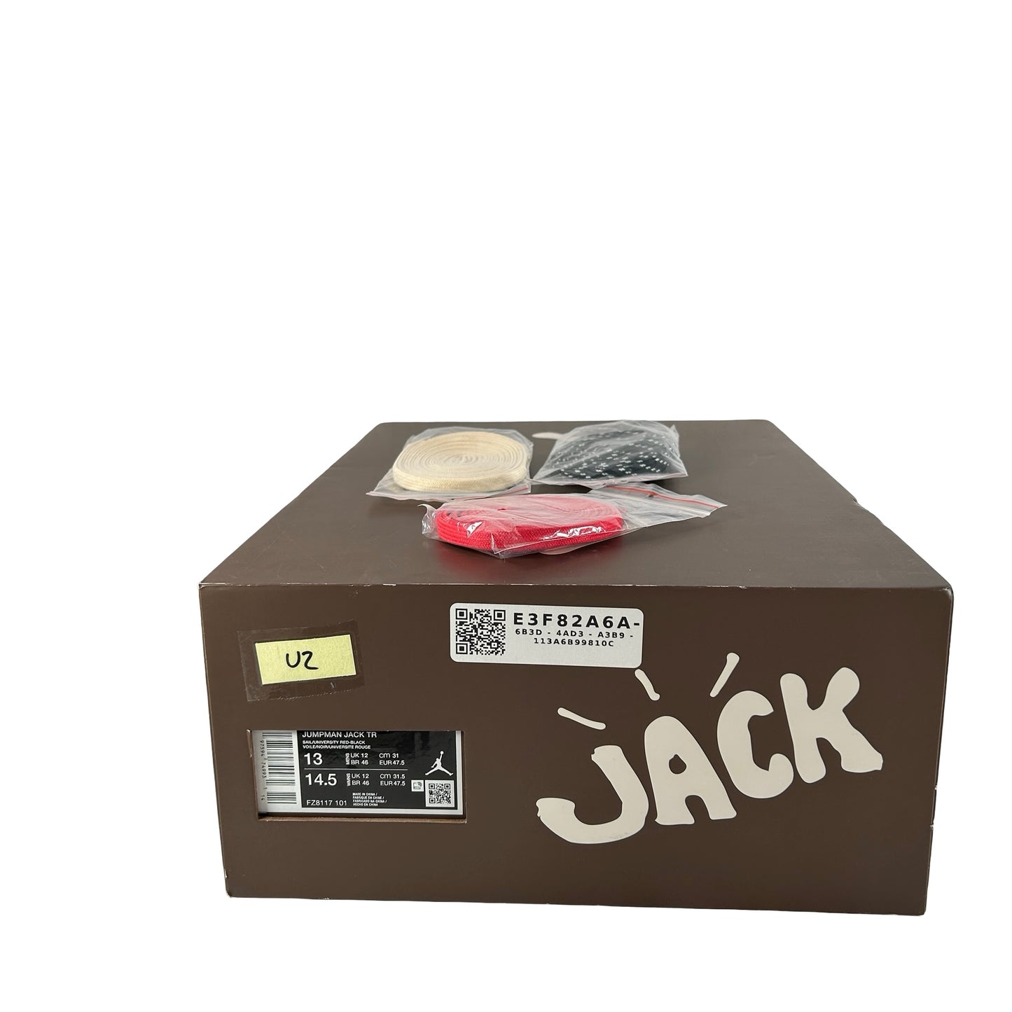 FZ8117 101 Jordan Jumpman Jack TR Travis Scott University Red [USED] - 13 M (Used2)