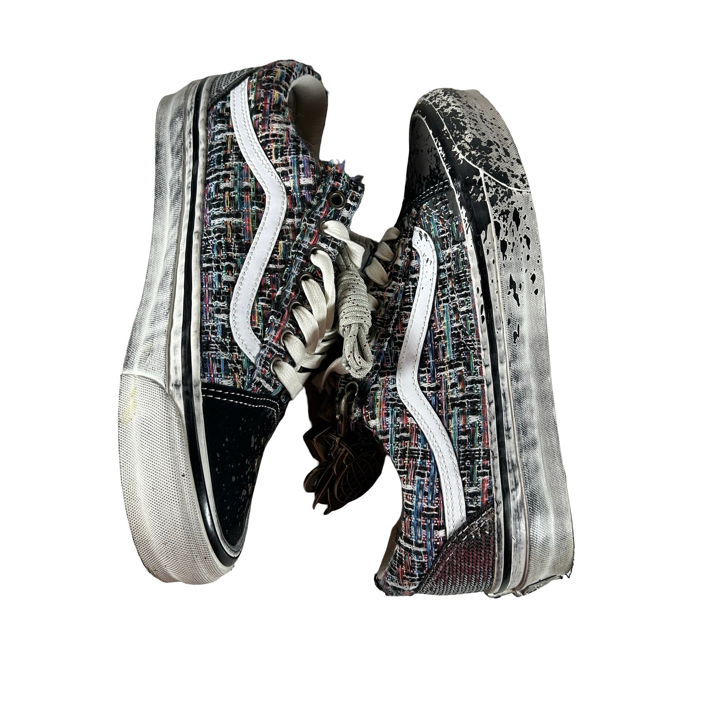 VN000D9VDE2 Vans Premium Old Skool Charms Black Gray [USED] - 8 M (Used)