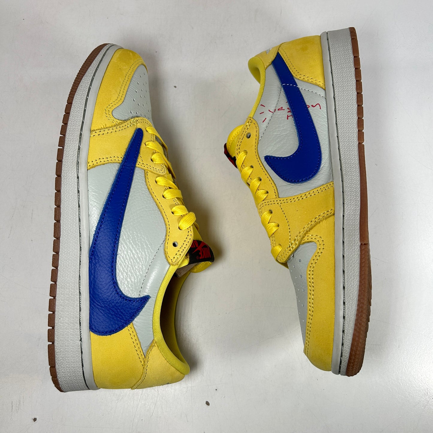 DZ4137 700 Jordan 1 Retro Low OG SP Travis Scott Canary (Women's) [USED] - 9.5 W (Used2)