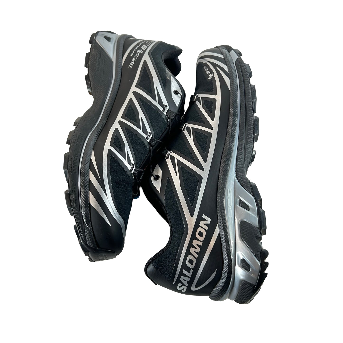 L47450600 Salomon XT-6 Gore-Tex Black Silver [USED] - 12 M (Used)