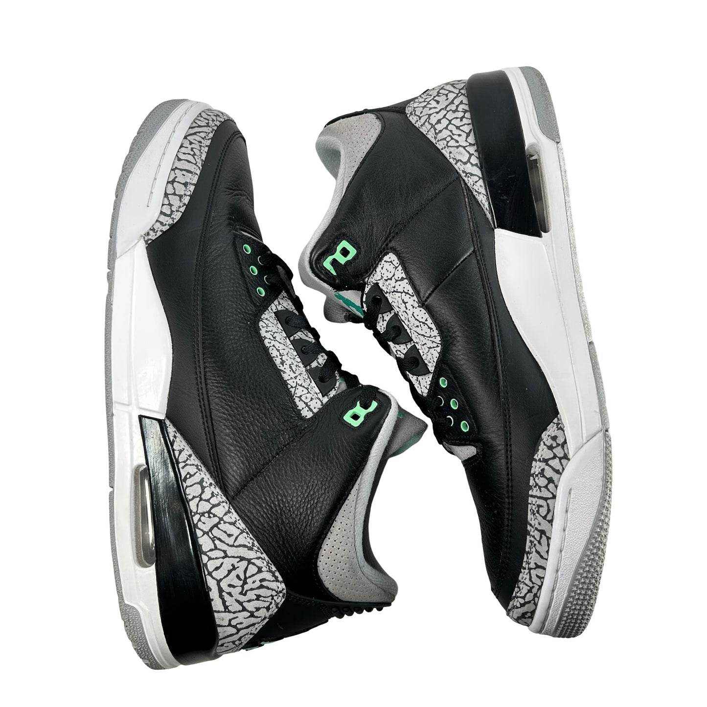 CT8532 031 Jordan 3 Retro Green Glow [USED] - 13 M (Used3)