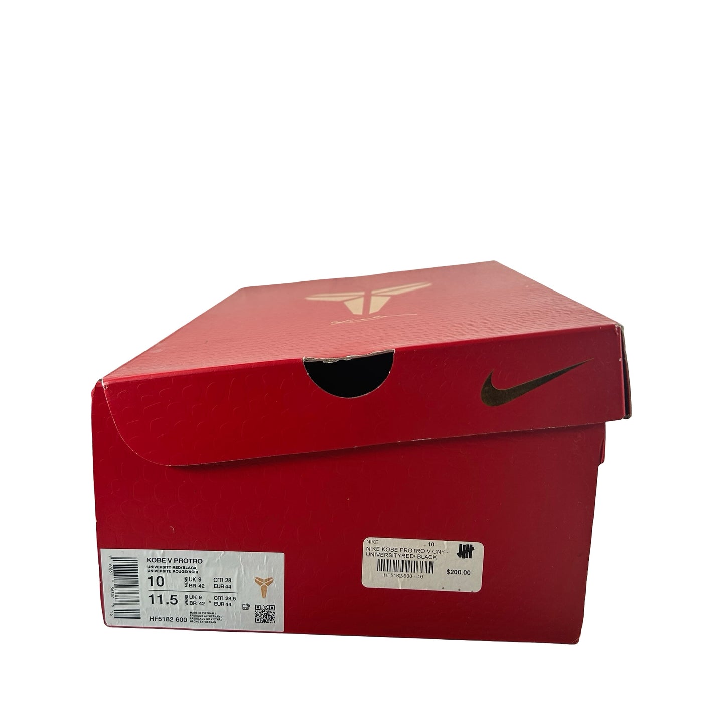 HF5182 600 Nike Kobe 5 Protro Year of the Mamba University Red [USED] - 10 M (Used)