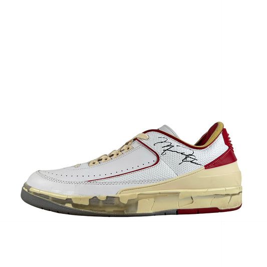 DJ4375 106 Jordan 2 Retro Low SP Off-White White Red [USED] - 13 M (Used)