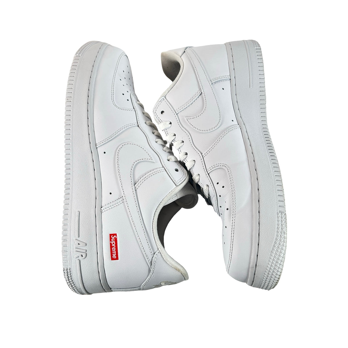 CU9225 100 Nike Air Force 1 Low Supreme White [USED] - 10.5 M (Used6)