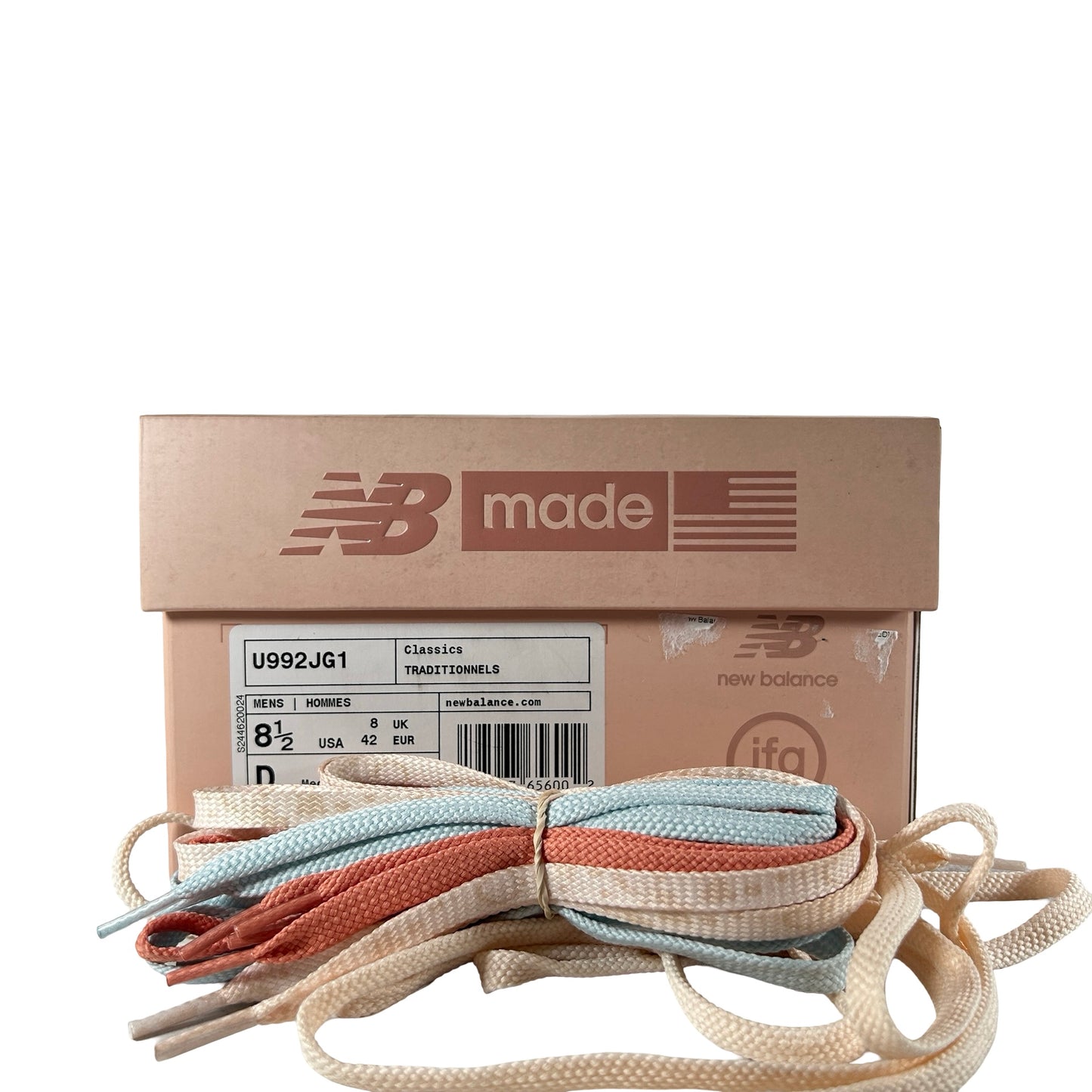 U992JG1 New Balance 992 MiUSA Joe Freshgoods Aged Well [USED] - 8.5 M (Used)