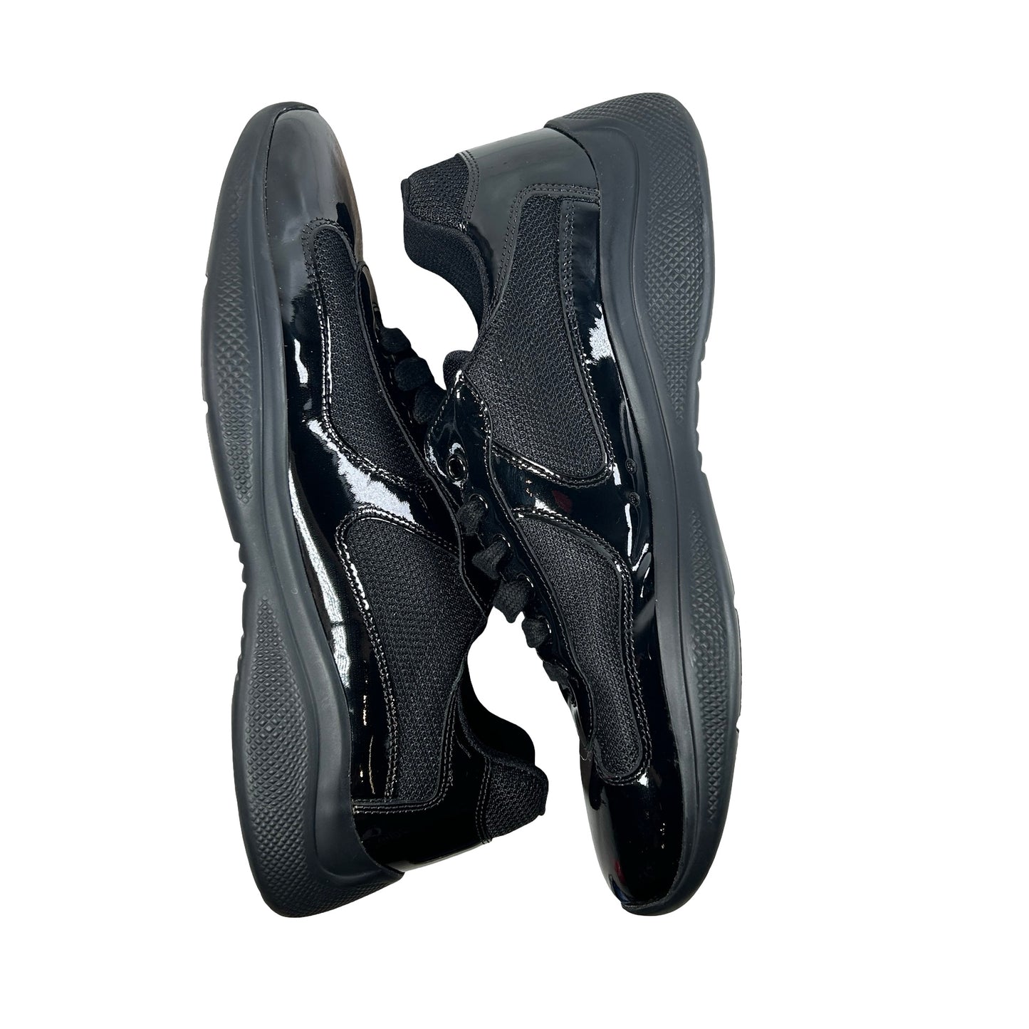 Prada America's Cup Black Patent [USED] - 8 UK (US 9) (Used) (No Box)