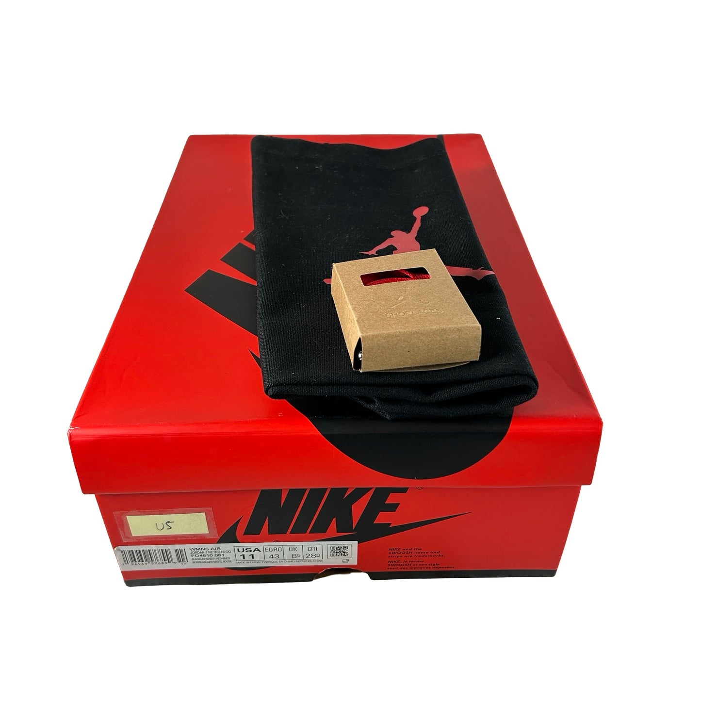 FD4810 061 Jordan 1 Retro High OG Satin Bred [USED] - 11 W (Used5)