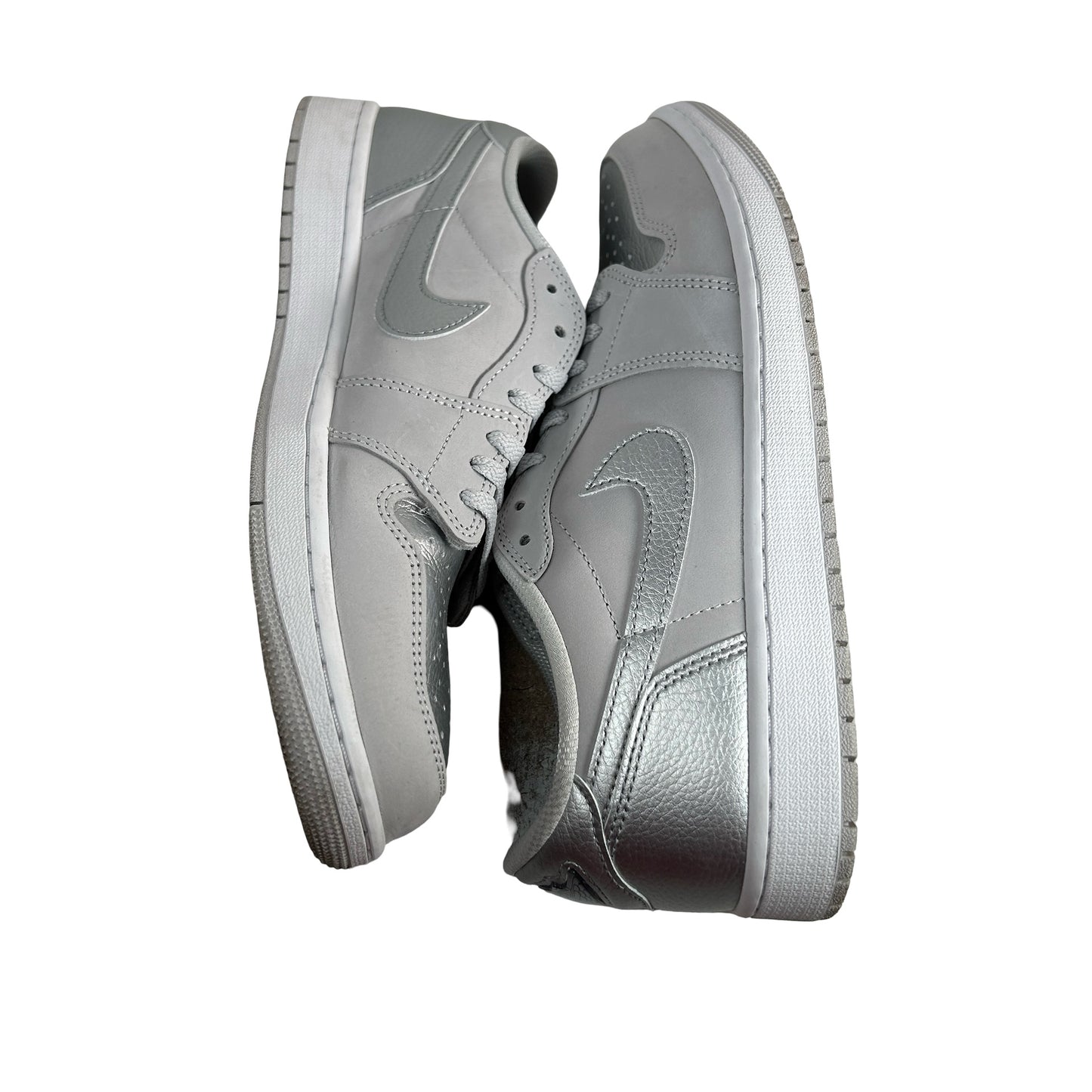 CZ0790 002 Jordan 1 Low OG Metallic Silver[USED] - 12 M (Used)