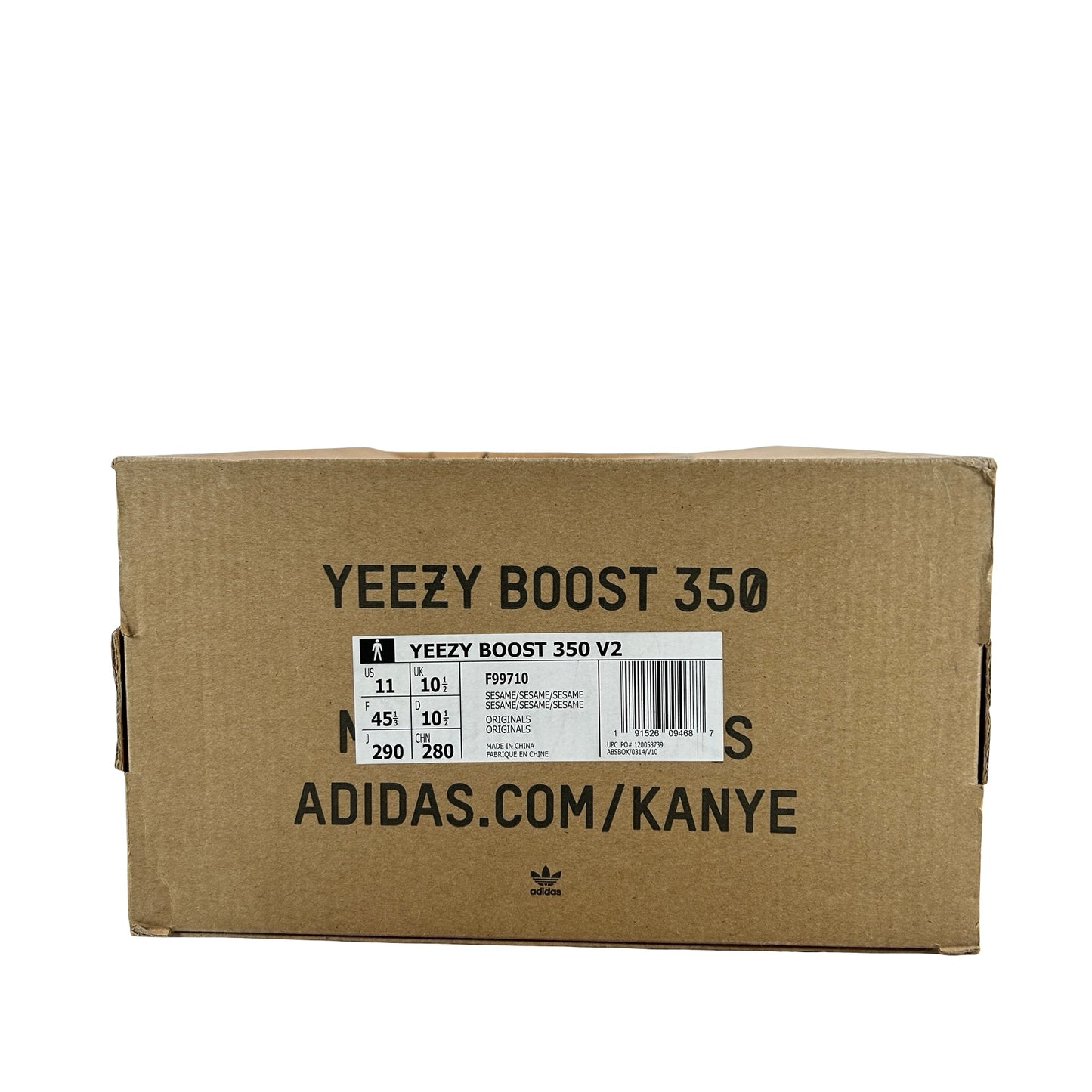 F99710 Yeezy 350 V2 Sesame [USED] - 11 M (Used)