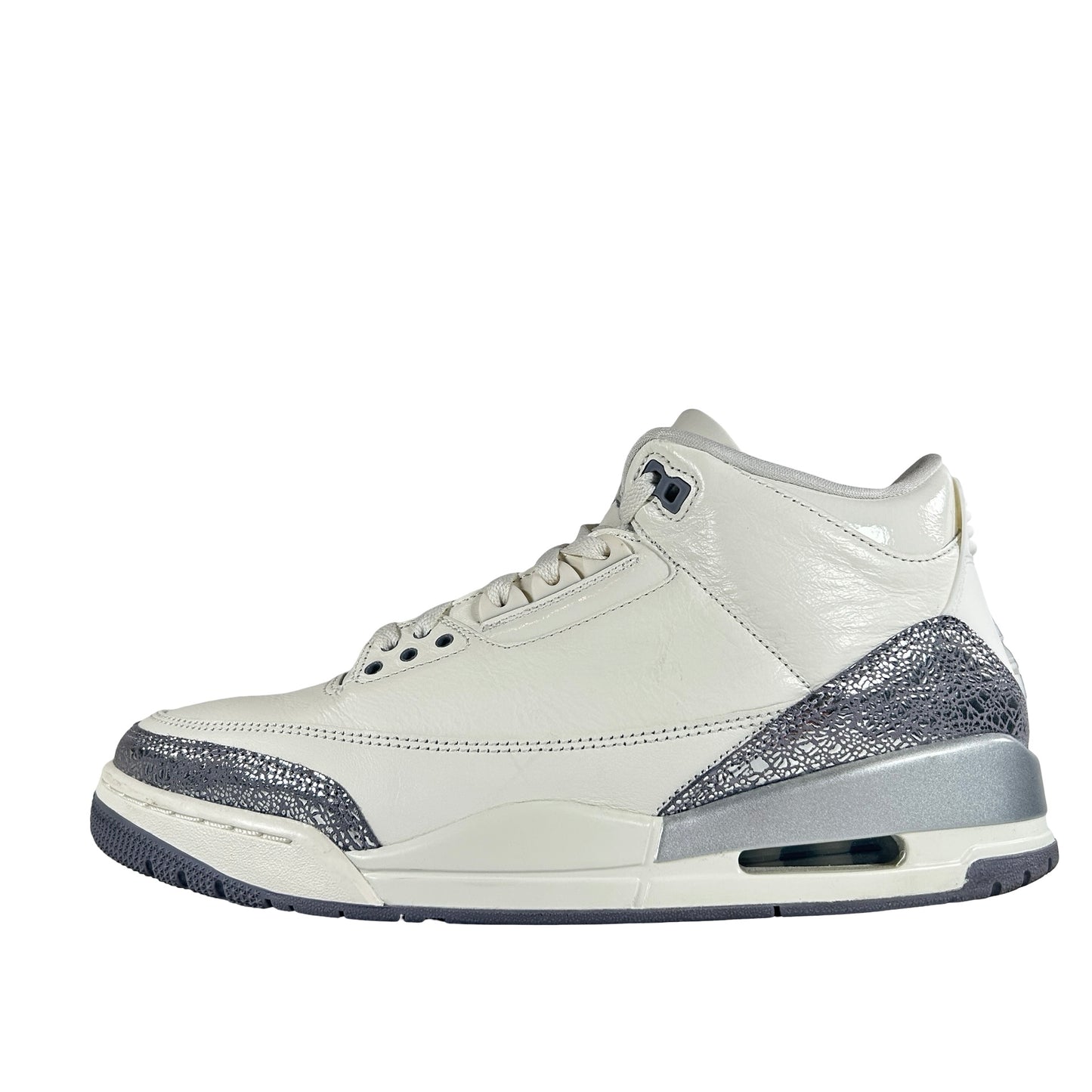 CK9246 100 Jordan 3 Retro Sail Cement Grey (W) [USED] - 11.5 W (Used)