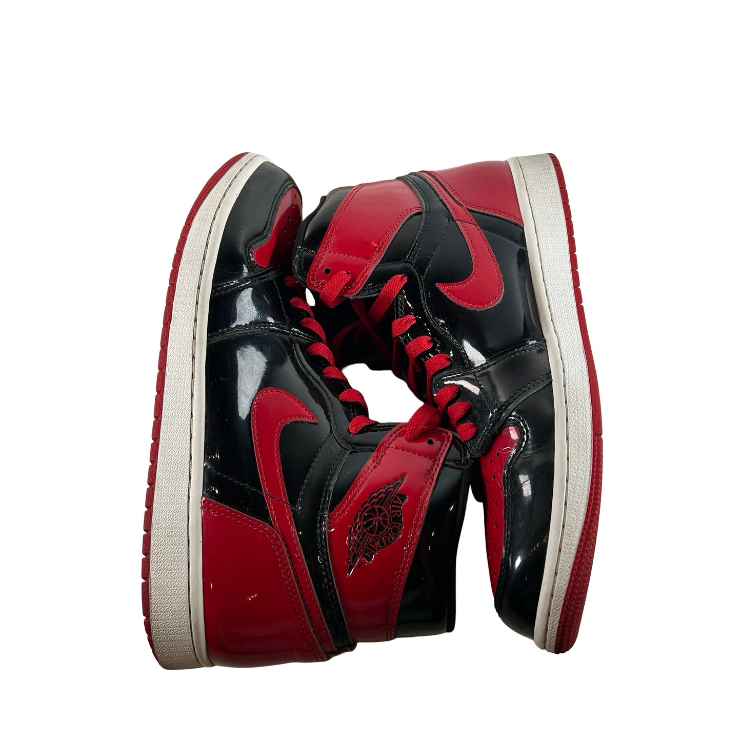 555088 063 Jordan 1 Retro High OG Patent Bred [USED] - 10.5 M (Used3) (No Box3)