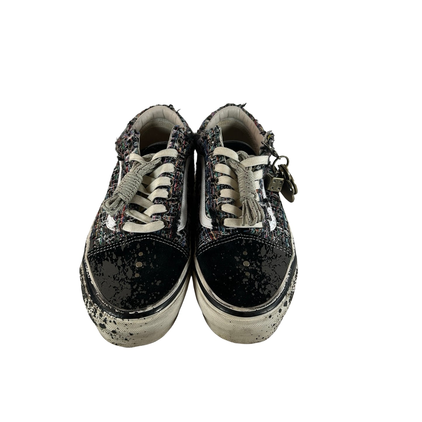 VN000D9VDE2 Vans Premium Old Skool Charms Black Gray [USED] - 9.5 M (Used)