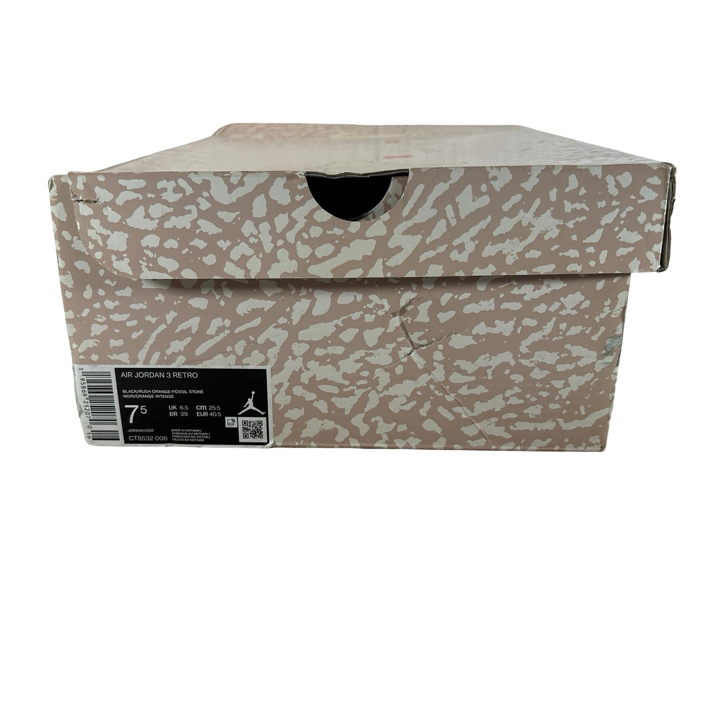 CT8532 008 Jordan 3 Retro Desert Elephant [USED] - 7.5 M (Used)