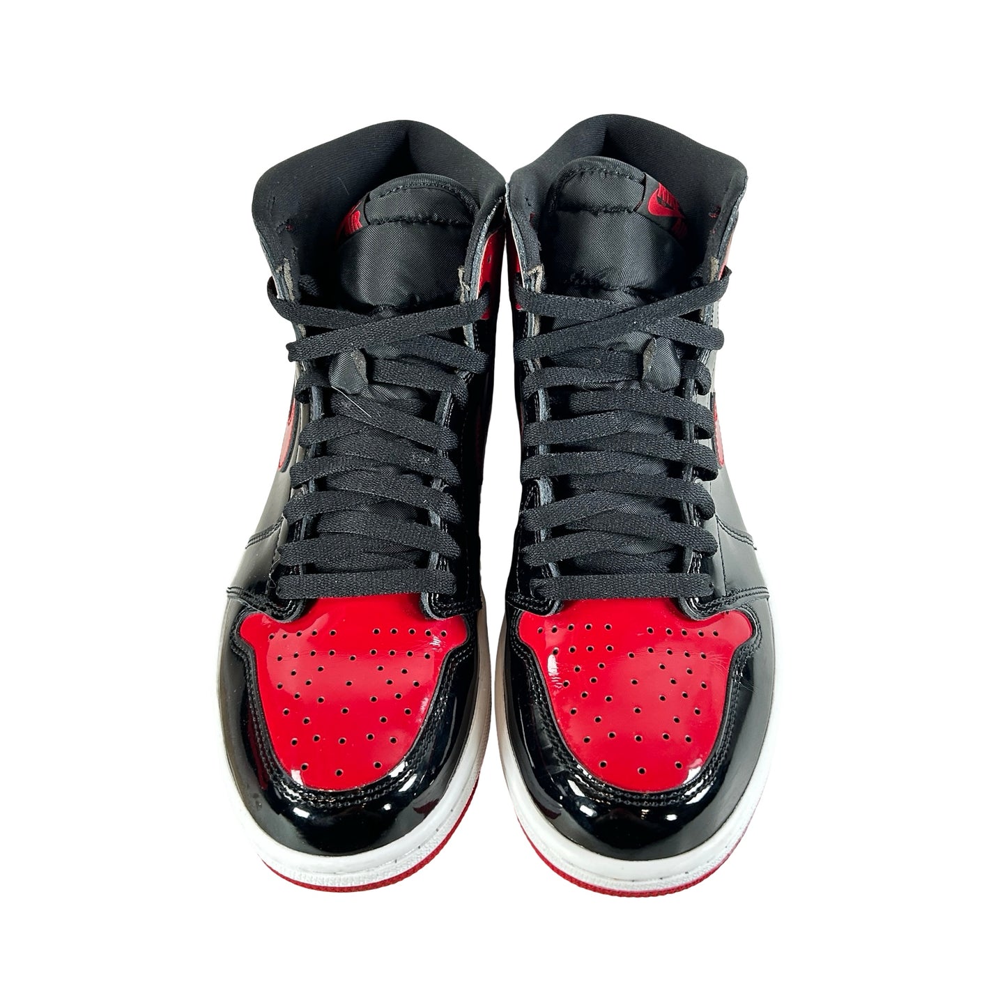 555088 063 Jordan 1 Retro High OG Patent Bred [USED] - 10 M (VNDS)